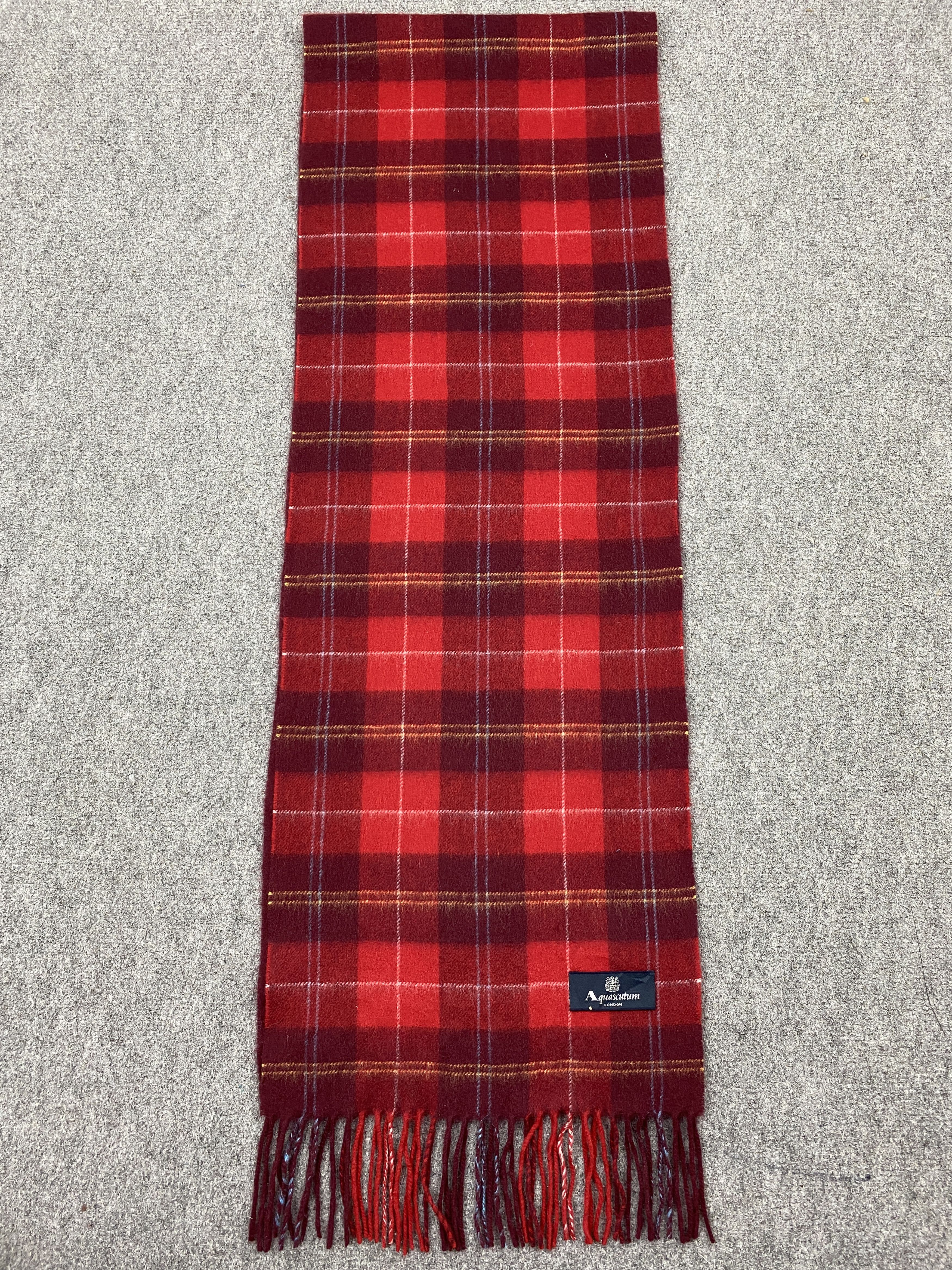 Aquascutum Aquascutum Scarf Muffler Cashmere Neckwear - SC0115 Size ONE SIZE - 7 Thumbnail