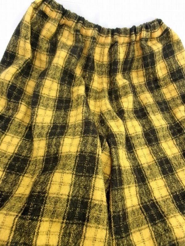 Comme des Garcons tao COMME des GARCONS plaid trousers yellow 2505-Nextarrow Size US 32 / EU 48 - 2 Thumbnail