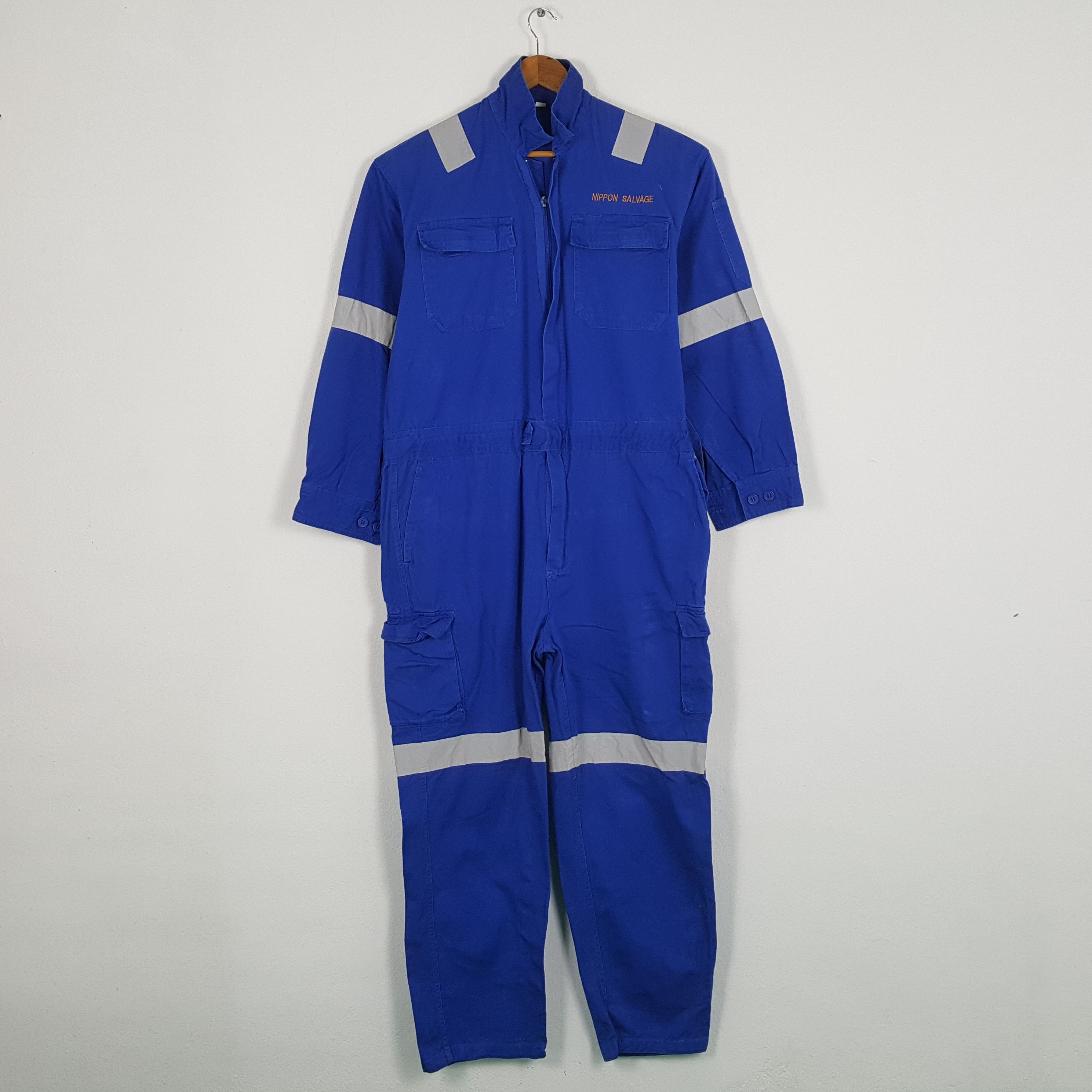 Vintage Vintage NIPPON SALVAGE Japanese Brand Style Coverall Jacket Size US L / EU 52-54 / 3 - 4 Thumbnail