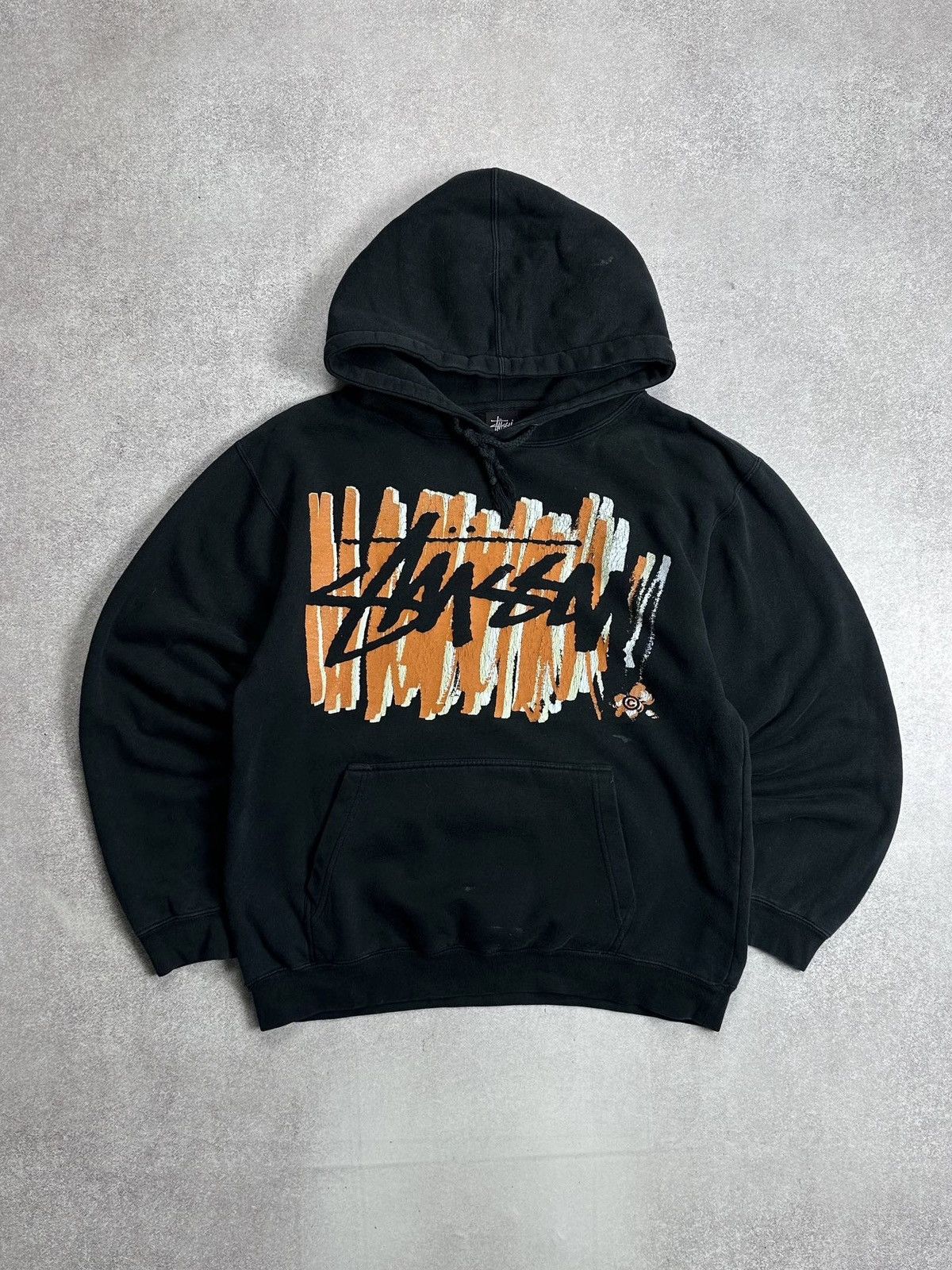 Stussy Vintage Stussy Big Logo Heavy Cotton Hoodie M Size US M / EU 48-50 / 2 - 1 Thumbnail