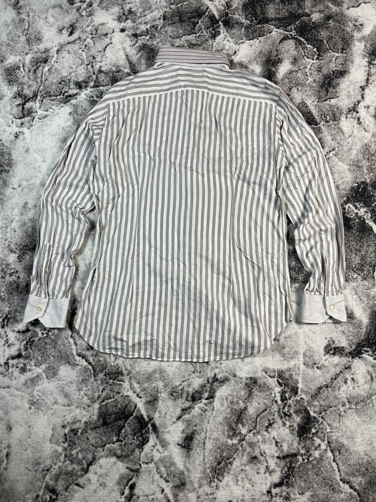 Etro ETRO Milano Striped Button Up Shirt Italy Size US XL / EU 56 / 4 - 9 Thumbnail
