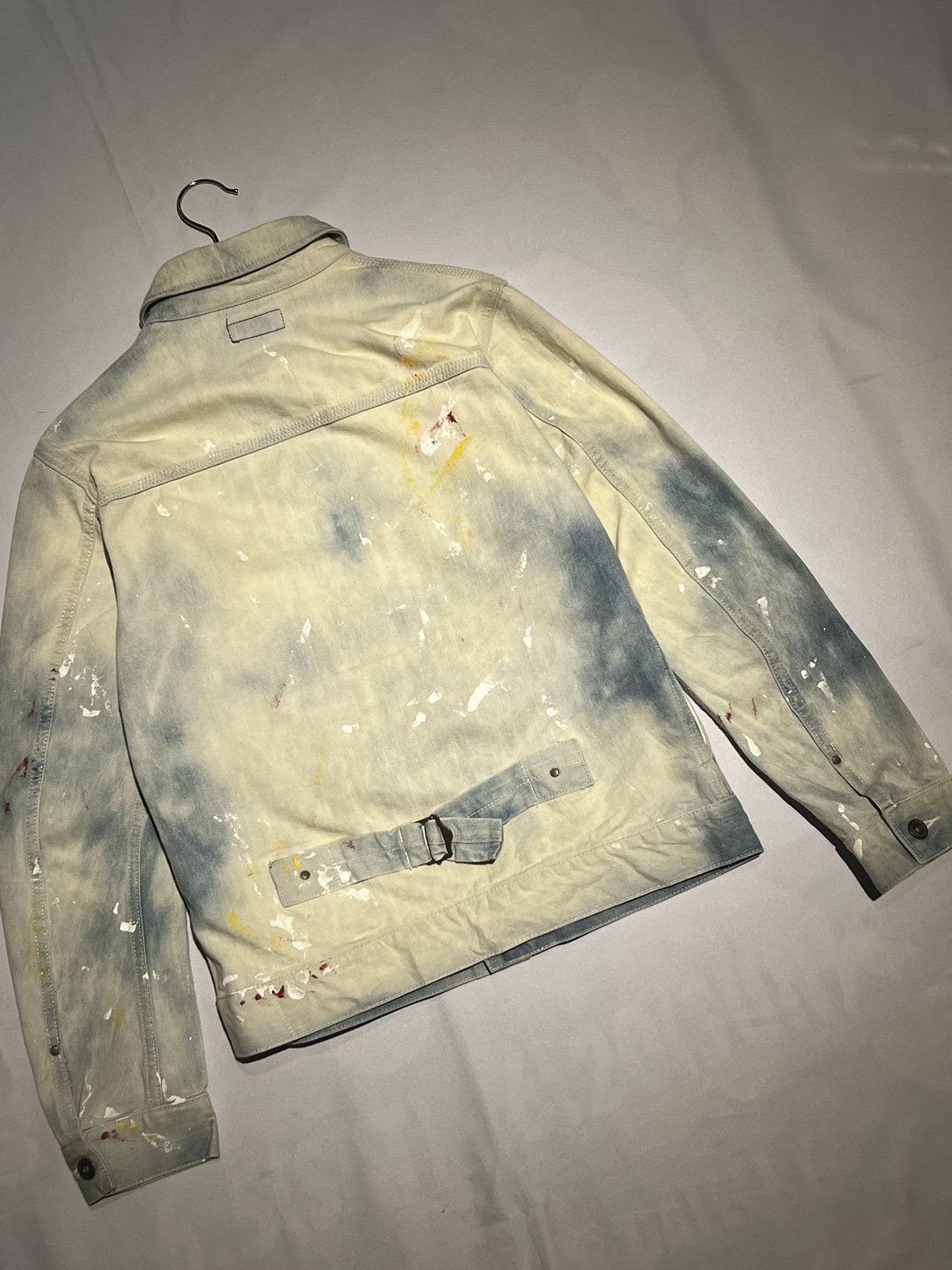 Japanese Brand × Zephyr JAPANESE BRAND, ZEPHYREN DENIM DISTRESSED JACKET Size US M / EU 48-50 / 2 - 4 Thumbnail
