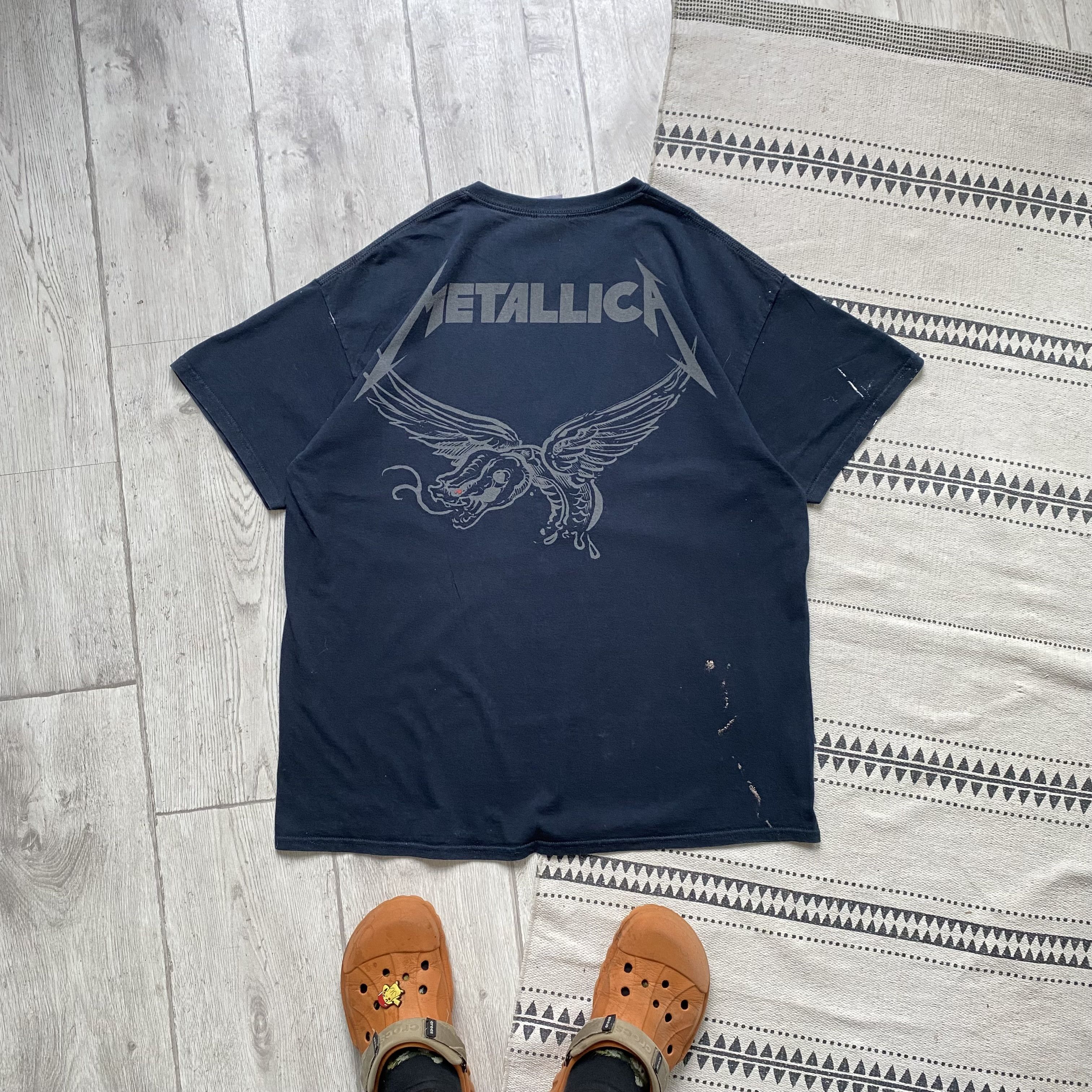 Metallica Vintage Faded Metallica band tee rock heavymetall punk Size US XL / EU 56 / 4 - 8 Thumbnail