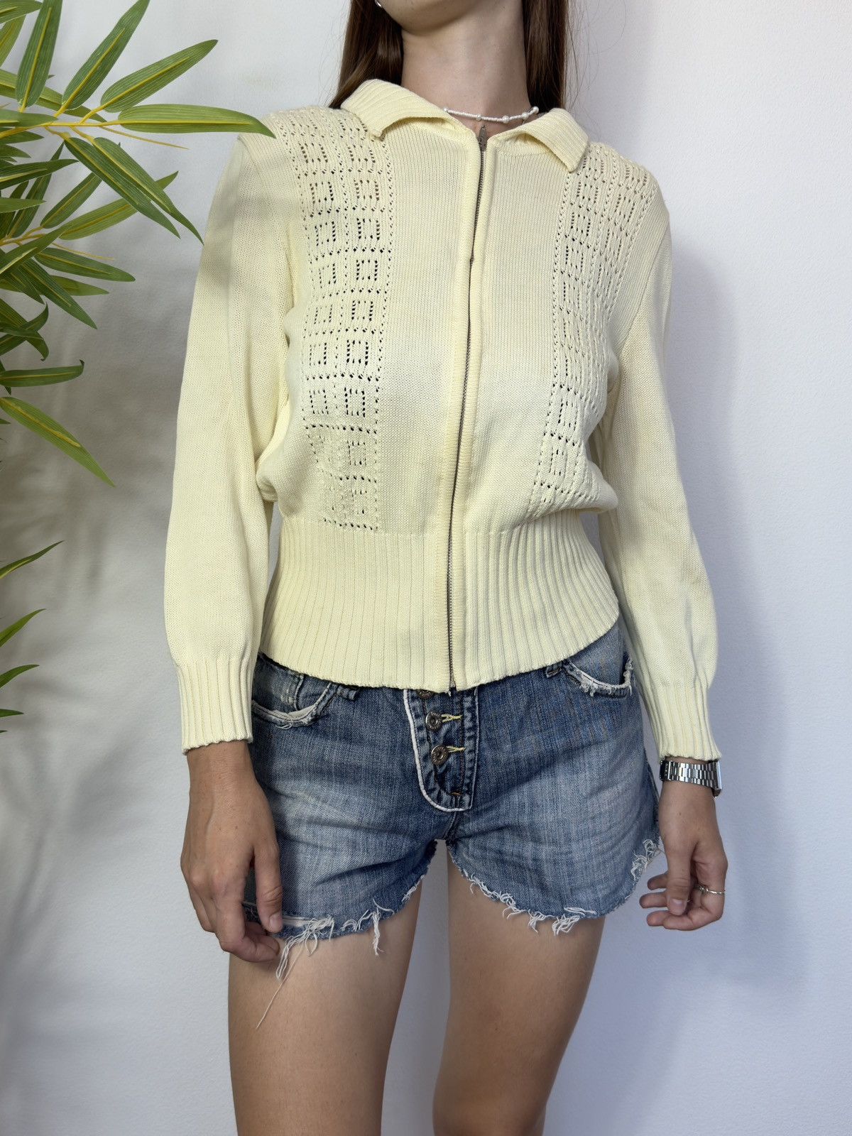 Marc Jacobs × Vintage VINTAGE MARK JACOBS 2000s KNITTED ZIP UP SWEATER Size S / US 4 / IT 40 - 8 Thumbnail