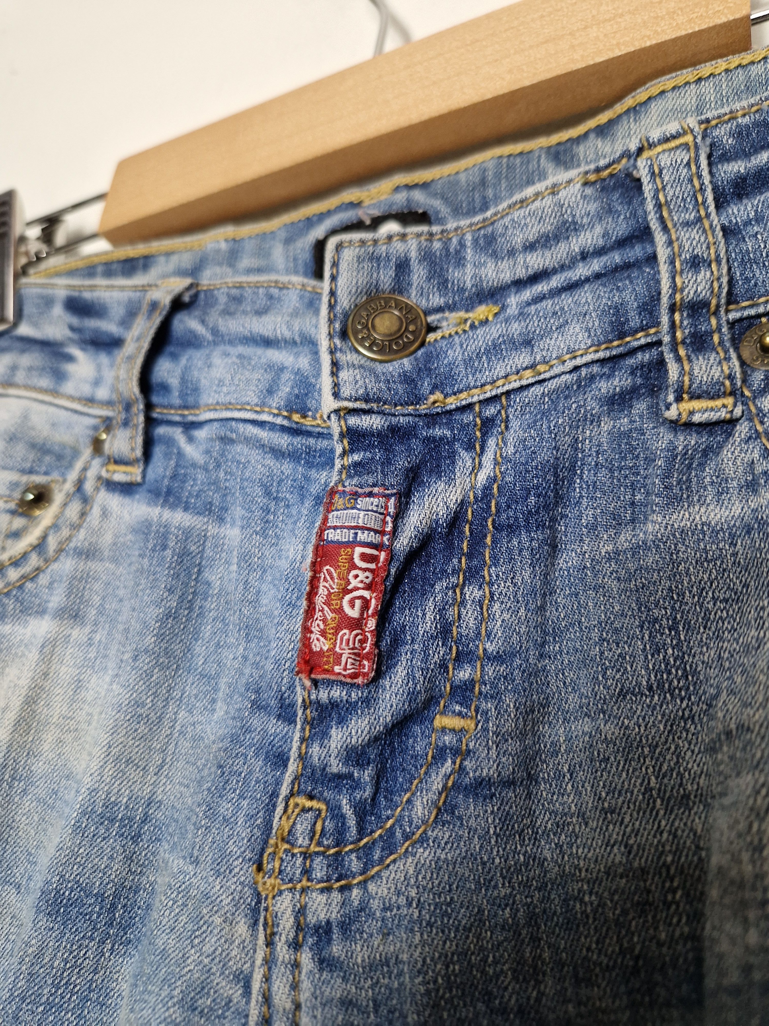 Dolce & Gabbana Dolce & Gabbana vintage denim distressed pants Size 25" / US 0 / IT 36 - 9 Thumbnail