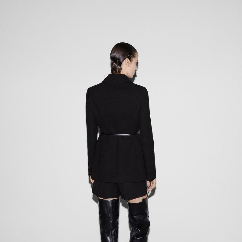Gucci oc11z1125 Wool Crêpe Jacket in Black Size M / US 6-8 / IT 42-44 - 5 Thumbnail