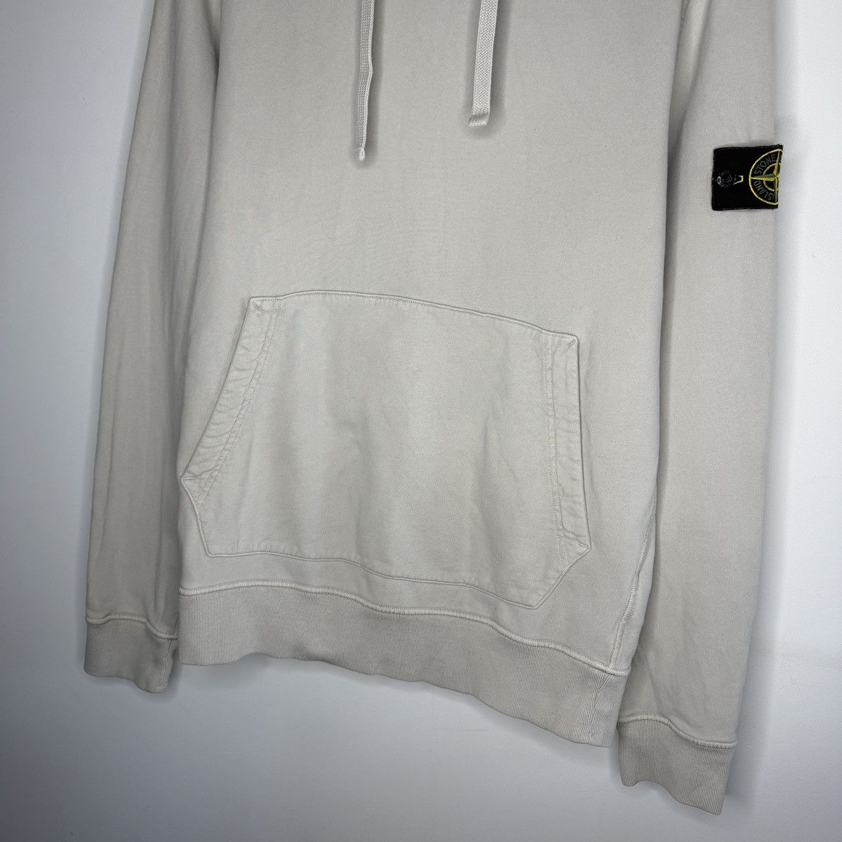 Stone Island Stone Island Hoodie Sweatshirt Hooded Beige Badge Logo Size US M / EU 48-50 / 2 - 4 Thumbnail
