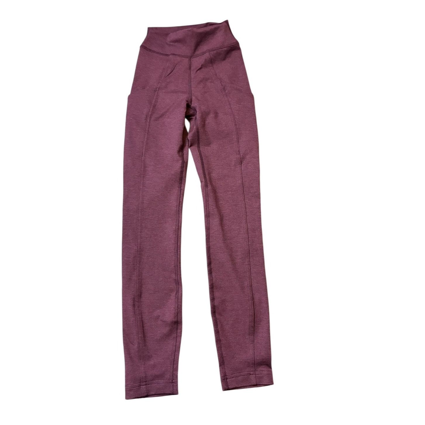 Lululemon Lululemon Soft Sueded HR 25" Garnet Size 0 Size 25" / US 0 / IT 36 - 1 Thumbnail