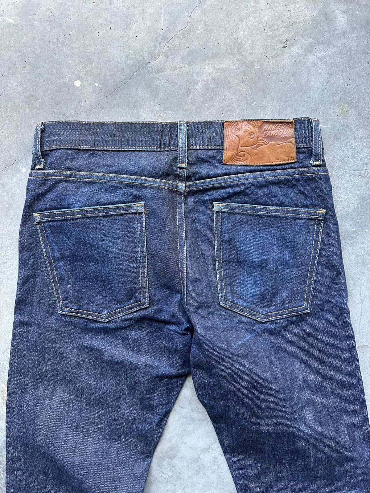 Naked & Famous Indigo Japanese Raw Denim Skinny Jeans Size US 31 - 7 Thumbnail