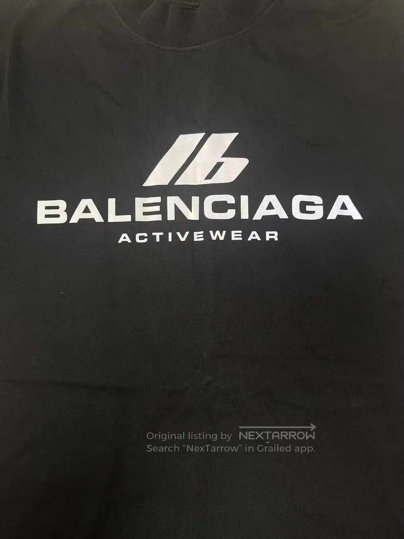 Balenciaga Balenciaga Logo Letter Print Round Neck Short Sleeve Size US XS / EU 42 / 0 - 3 Thumbnail