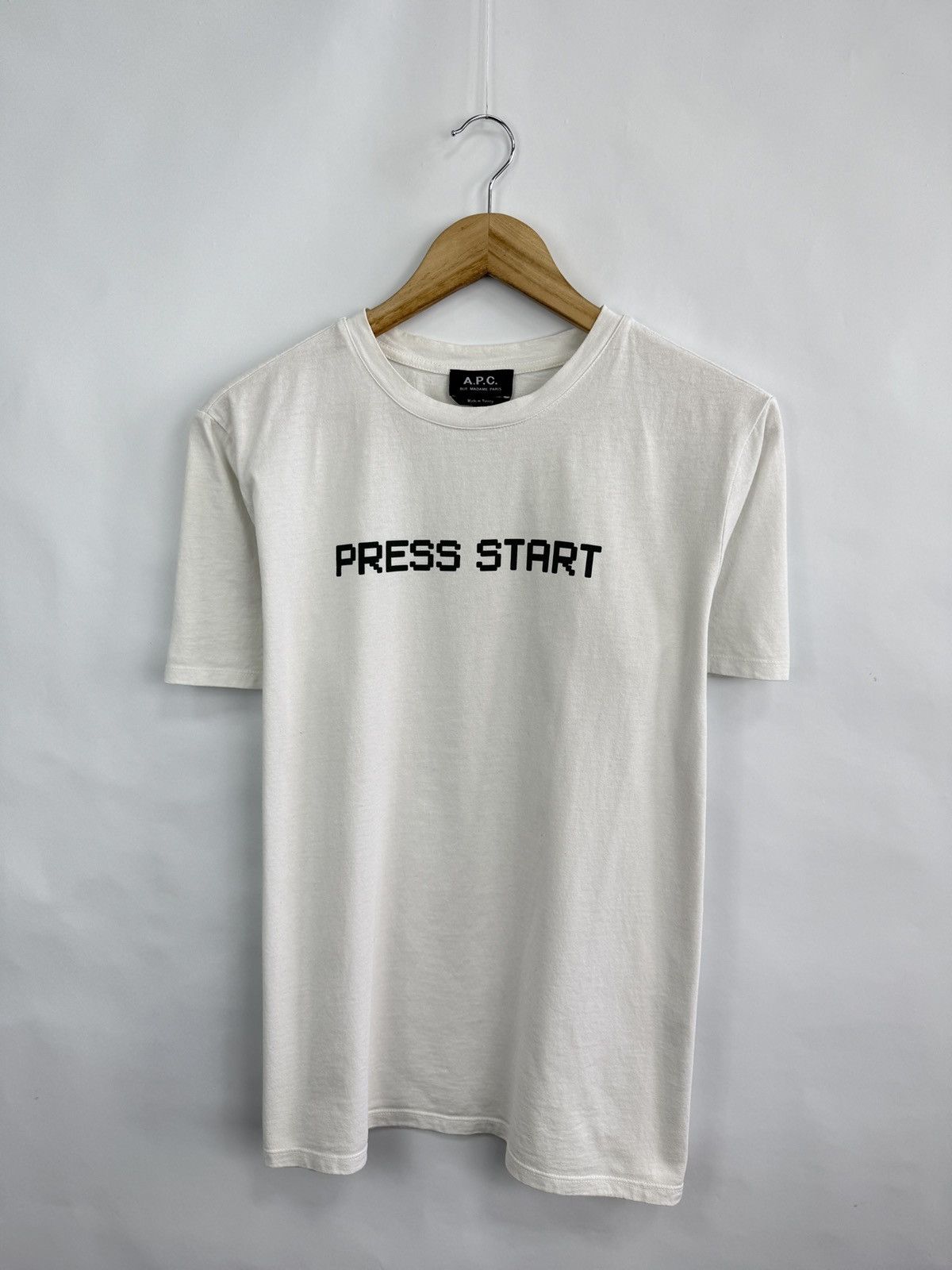 A.P.C. Vintage A. P. C. Press Start T-Shirt Rare Retro Hype Y2K Size US M / EU 48-50 / 2 - 3 Thumbnail