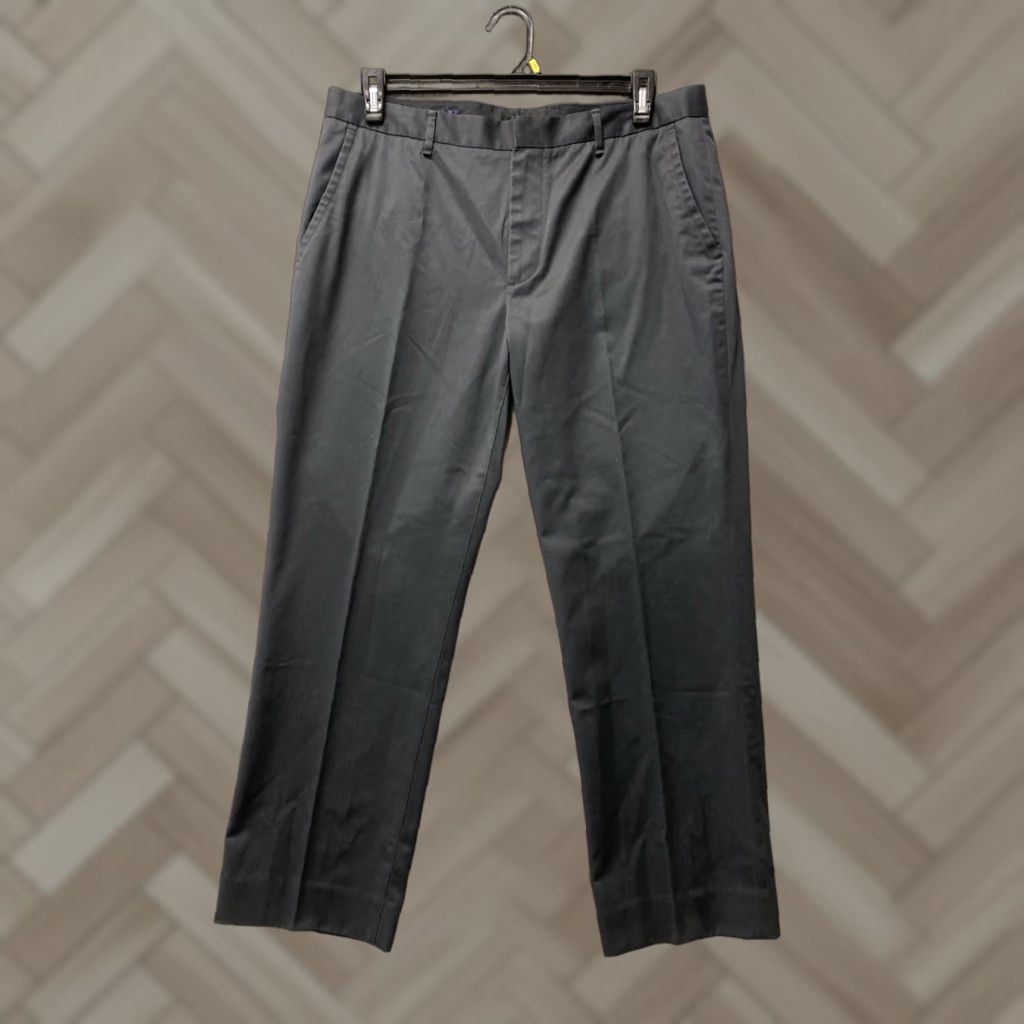 Bonobos Bonobos Tuesday Dress Pants Men’s 35x30 Black Flat Front Zip Closure Regular Fit Straight Pockets Pants Clothing Dress Pants Size US 35 - 1 Thumbnail