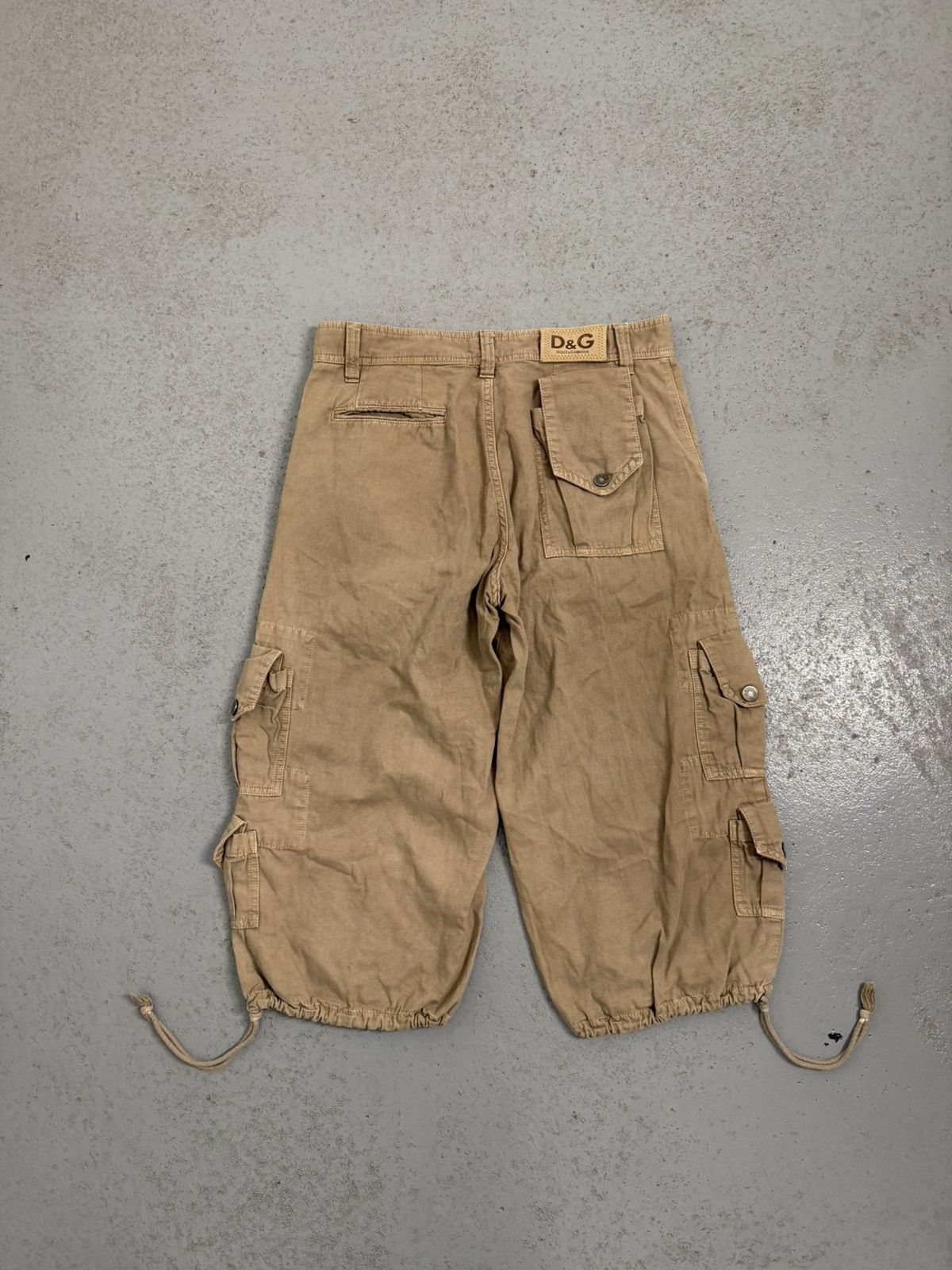 Dolce & Gabbana Dolce & Gabbana S/S 2005 Cargo Multi-pocket 3/4 Shorts Size US 33 - 12 Thumbnail