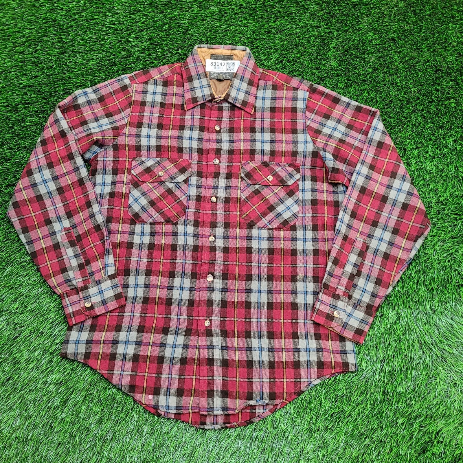 Vintage VTG Country-Squire By Block Plaid Shirt Medium 15.5 Acrylic Size US M / EU 48-50 / 2 - 1 Thumbnail