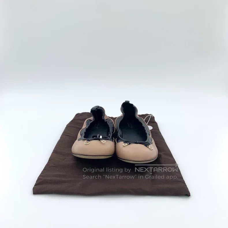 Gucci Gucci Rubber powder bow ballet flat casual shoes Size US 8 / IT 38 - 8 Thumbnail