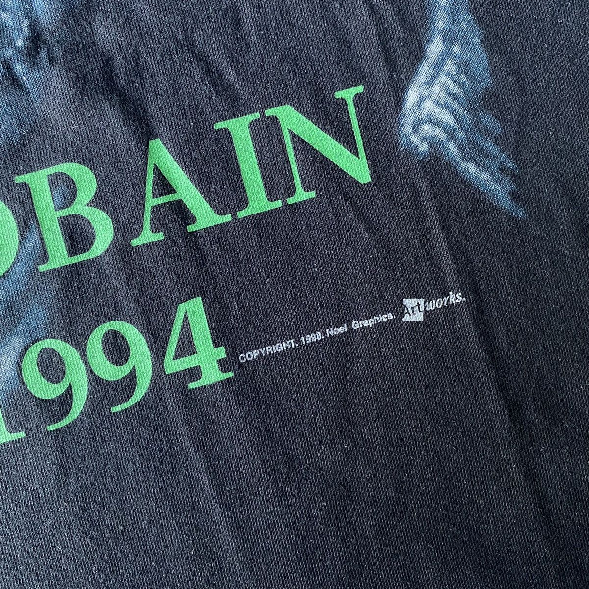 Band Tees × Vintage *RARE* VTG 90s Kurt Cobain 1967 - 1994 Memorial Size US XL / EU 56 / 4 - 7 Thumbnail