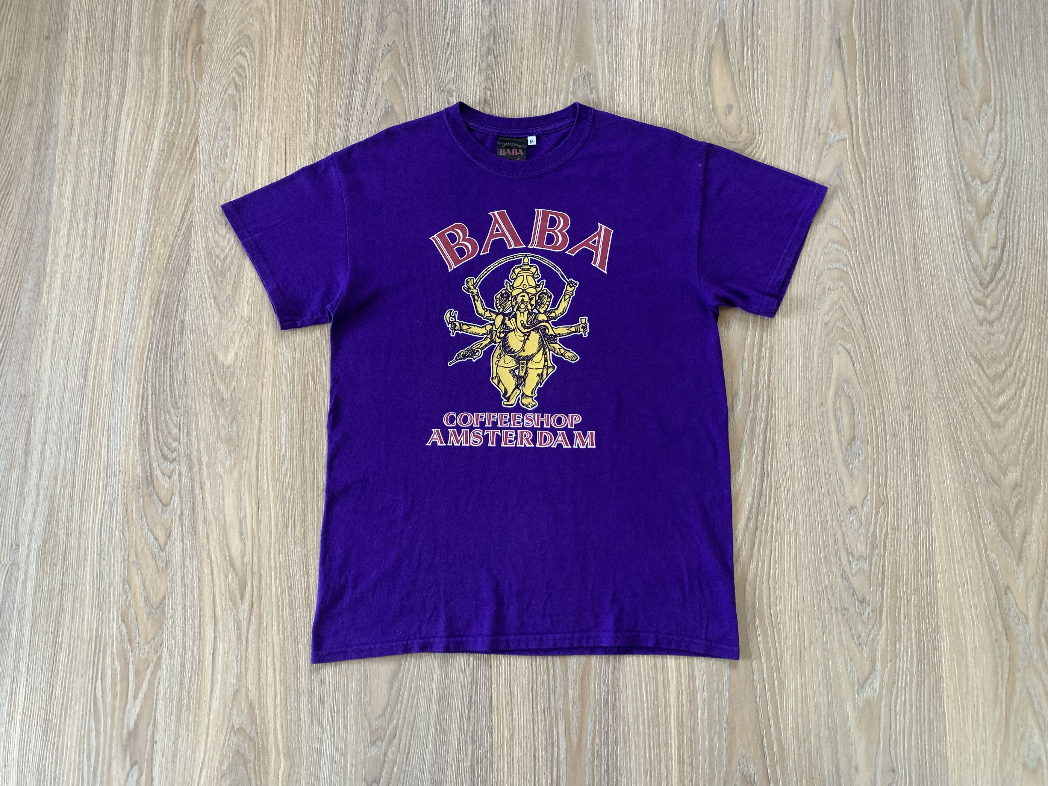 Vintage Vintage Baba Coffeeshop Amsterdam Cotton T-shirt Size US M / EU 48-50 / 2 - 1 Thumbnail
