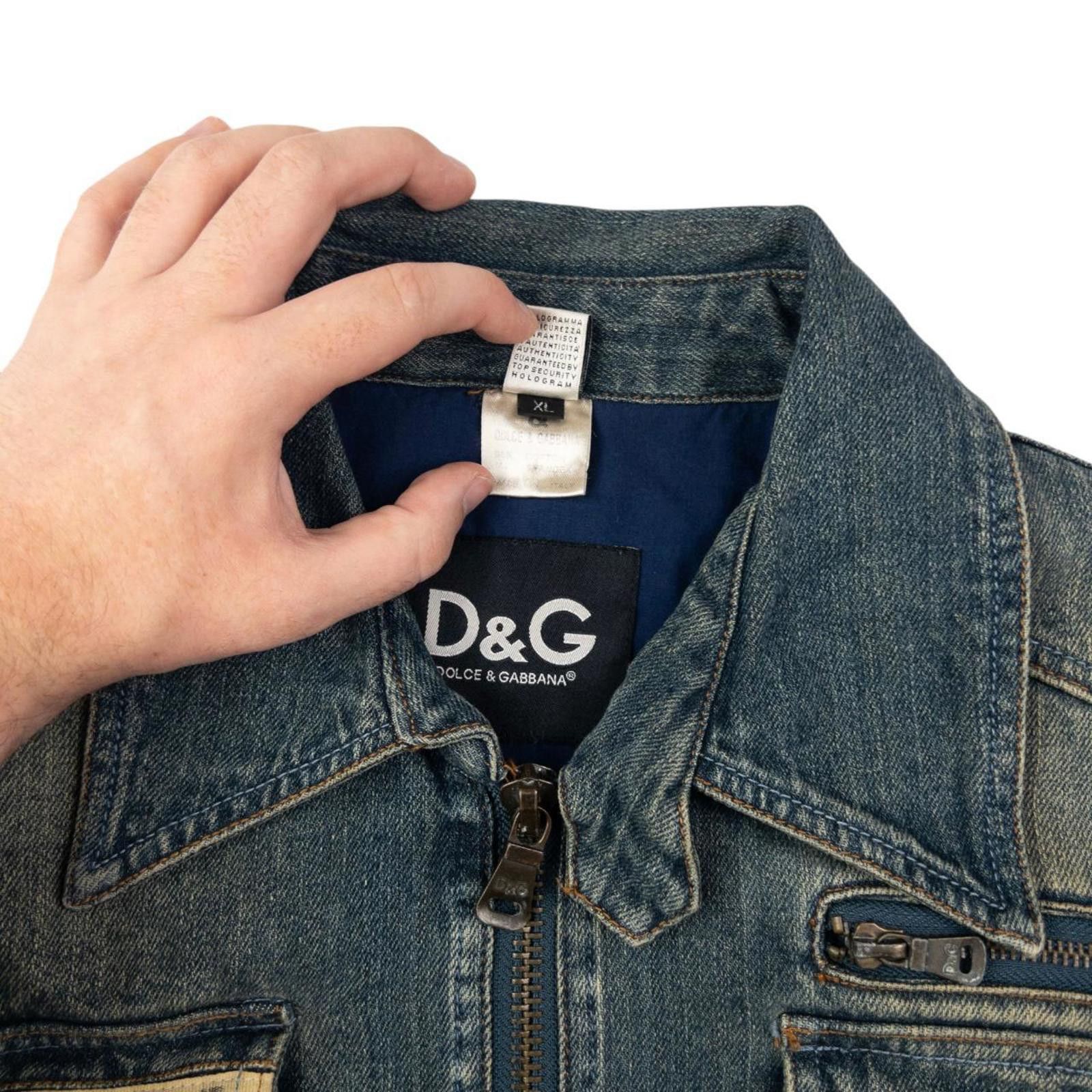 Dolce & Gabbana Vintage Dolce & Gabbana Multi Pocket Denim Jacket Size L Size US L / EU 52-54 / 3 - 8 Thumbnail