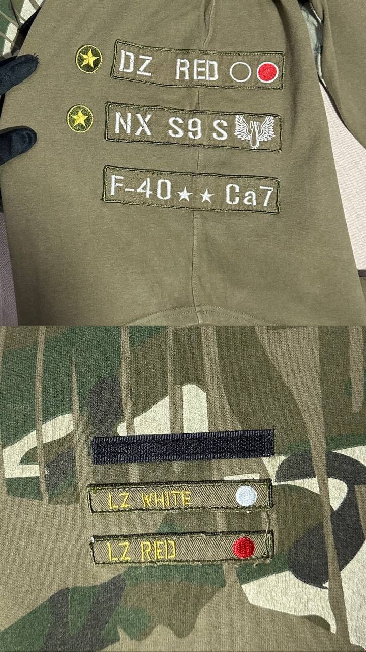 Ringspun Ringspun olive military utility long sleeve US army eagle Size US S / EU 44-46 / 1 - 4 Thumbnail
