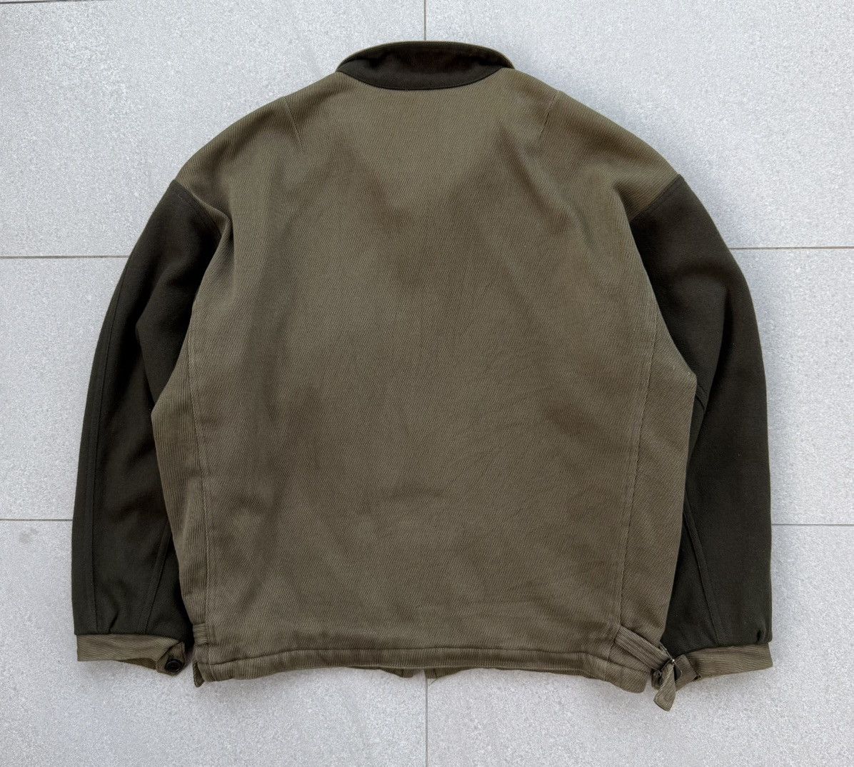 Vintage VTG Marina Del Rey Wool Bomber Jacket Olive Workwear Japan Size US M / EU 48-50 / 2 - 12 Thumbnail