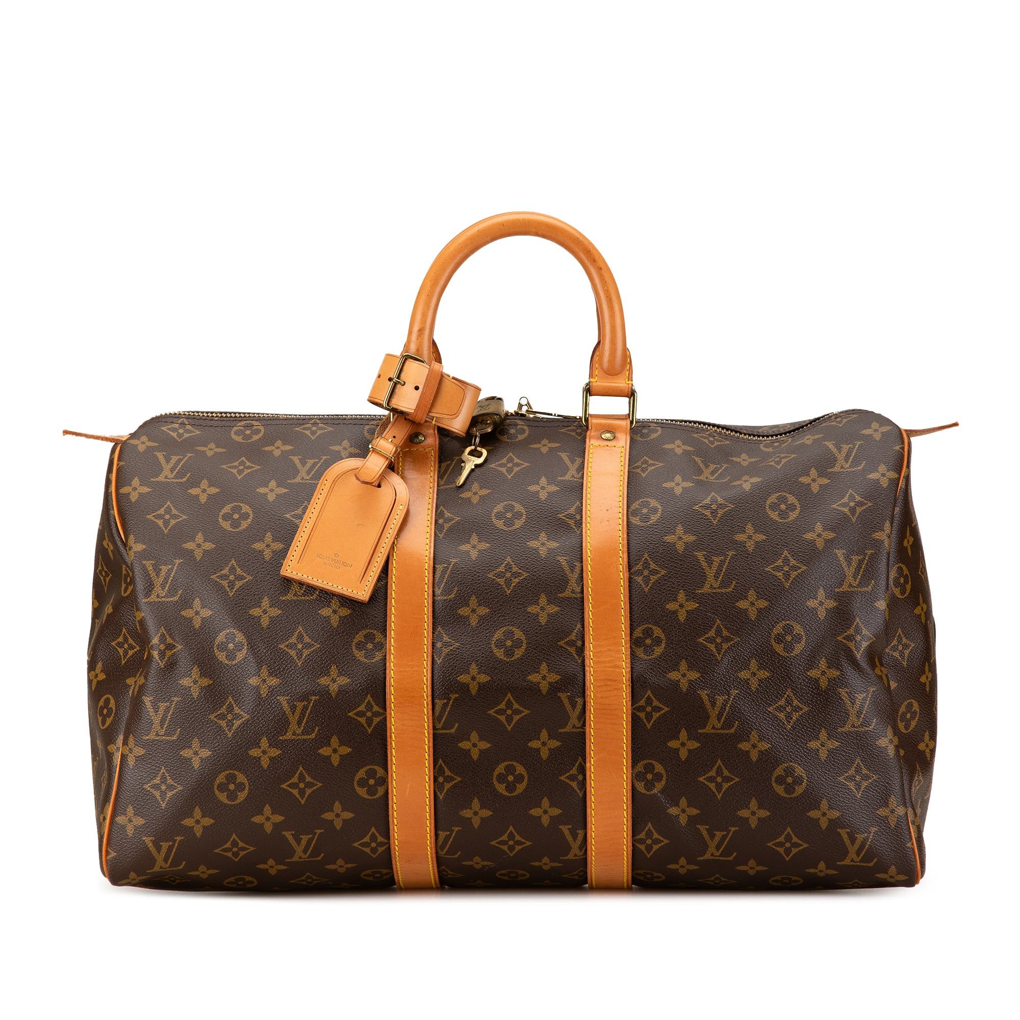 Louis Vuitton Louis Vuitton Monogram Keepall 45 Brown Size ONE SIZE - 1 Thumbnail
