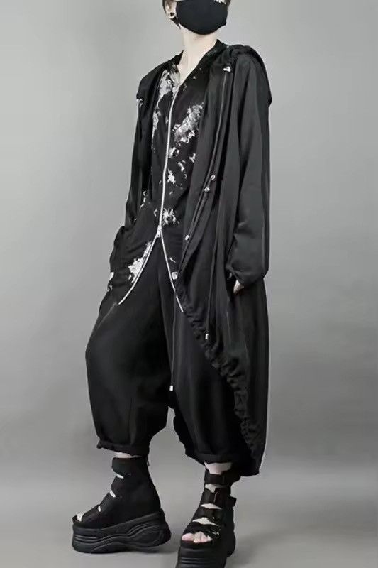 Japanese Brand Hip Hop Punk Trench Coat Hooded Cloak Size US L / EU 52-54 / 3 - 4 Thumbnail