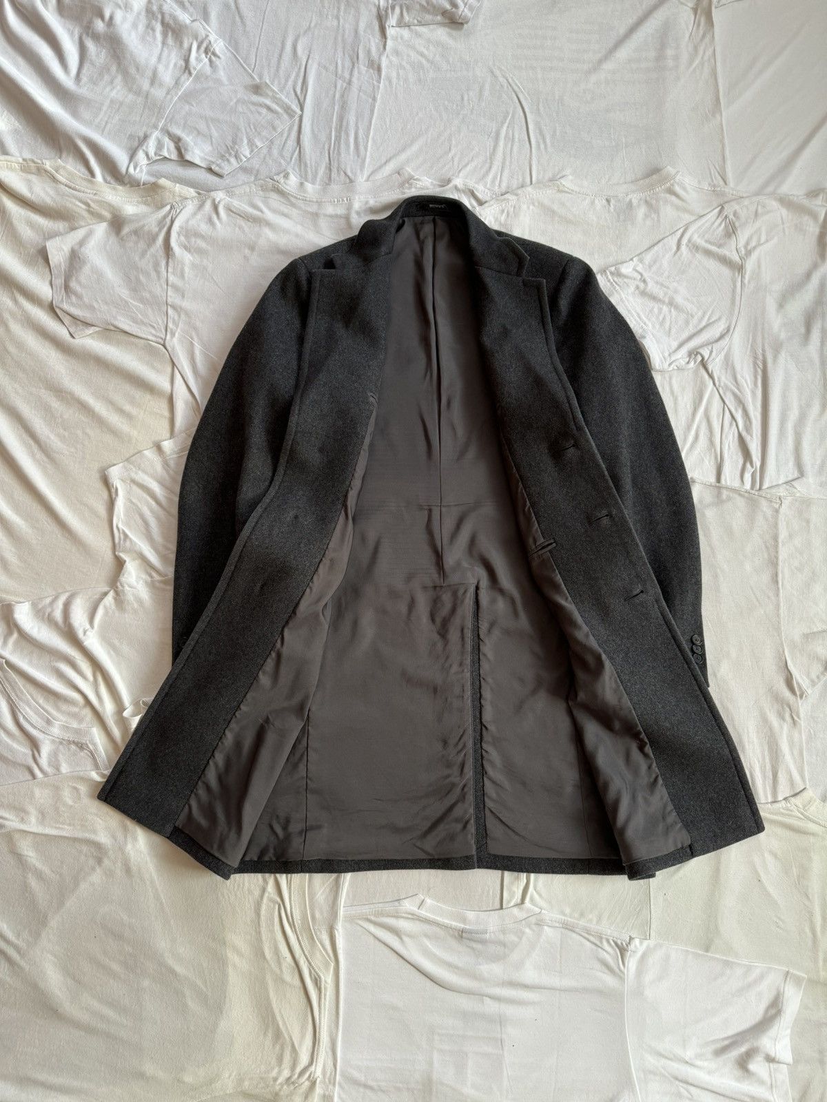 Jil Sander Jil Sander FW17 Wool Grey Coat Size US S / EU 44-46 / 1 - 7 Thumbnail