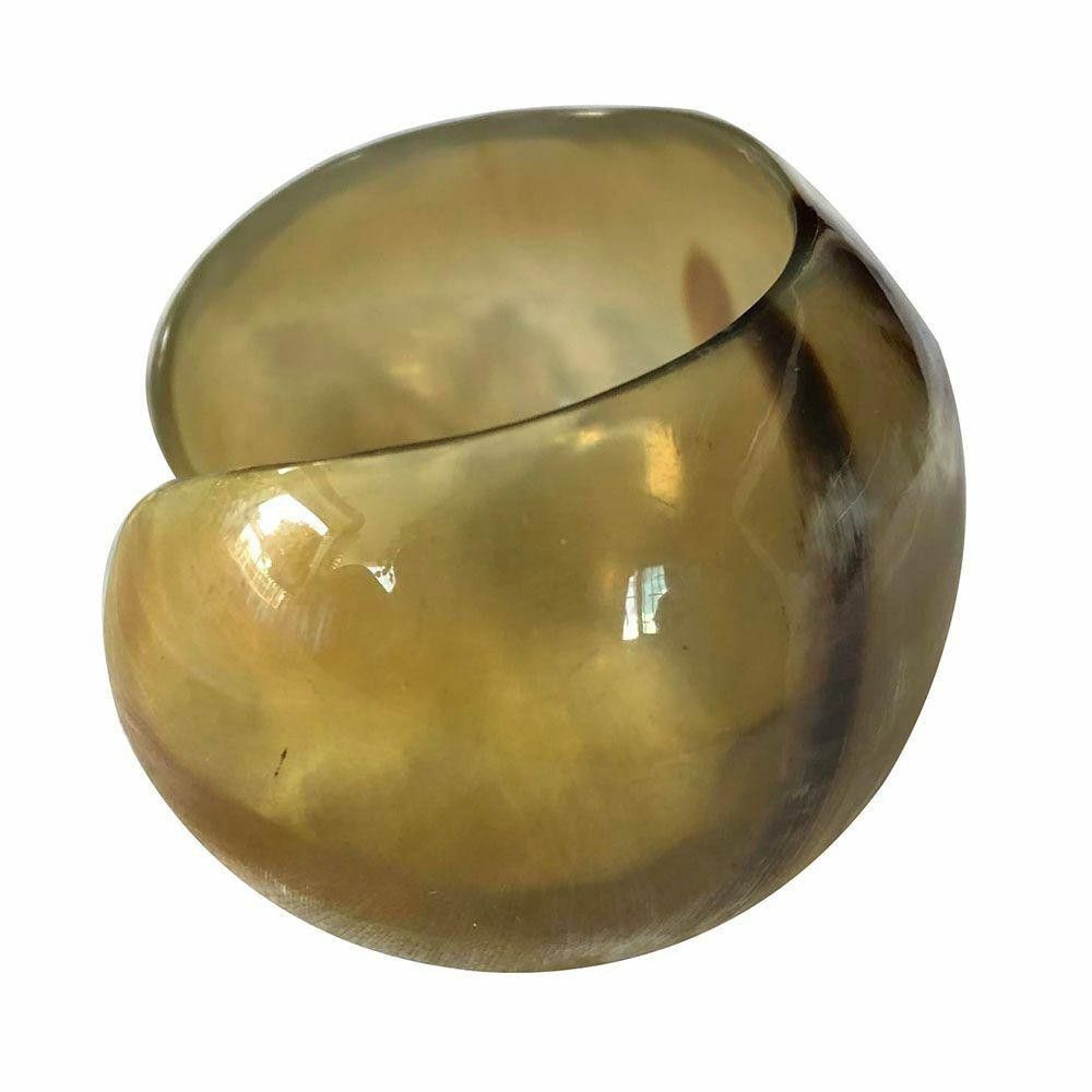 Designer New Textured Cow Horn Bracelet. Size ONE SIZE - 6 Thumbnail
