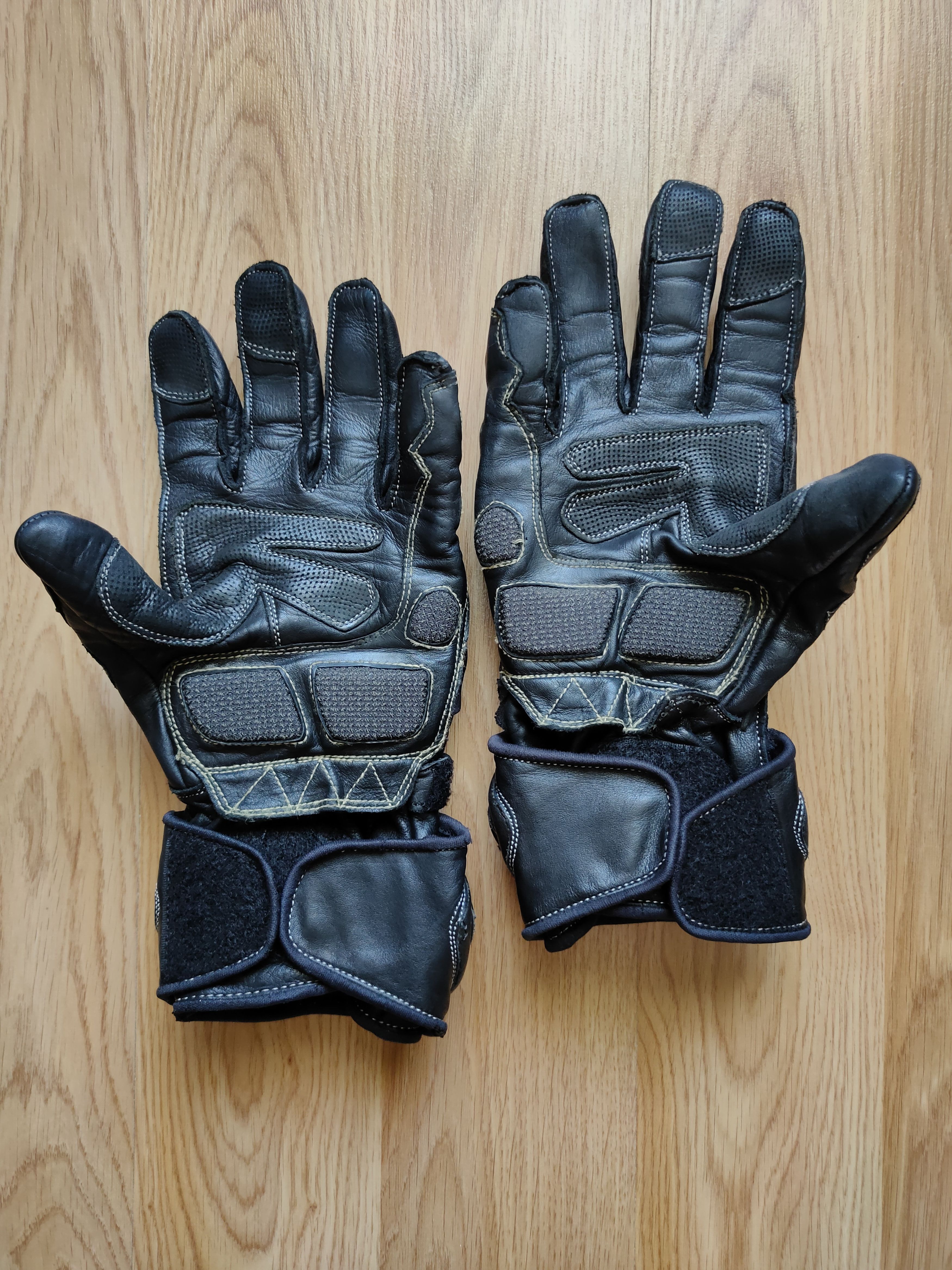 BUFFALO BOBS Vintage Y2K Motorcycle leather gloves Buffalo motoracing Size ONE SIZE - 2 Thumbnail