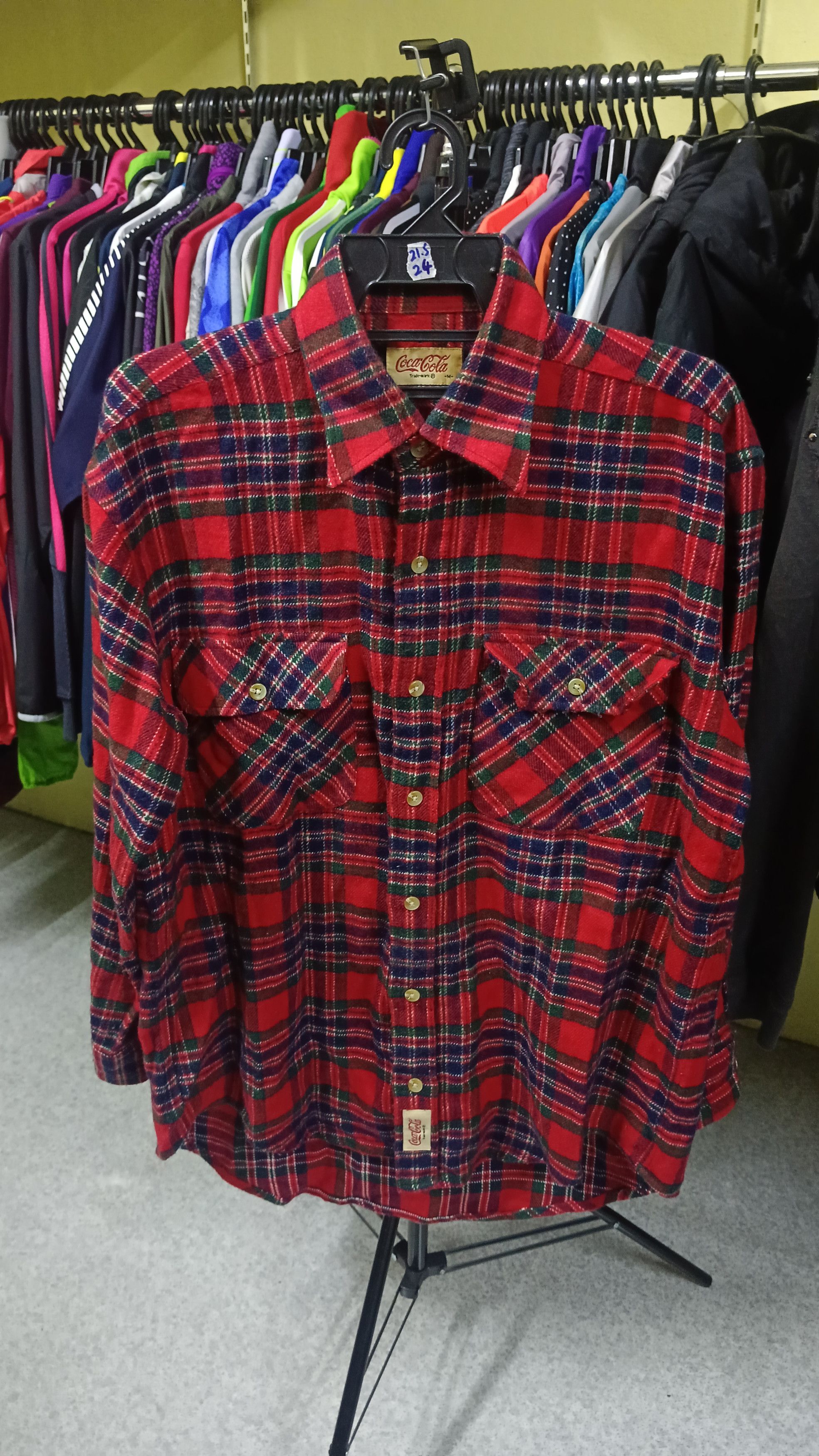 Coca Cola × Flannel × Vintage 1998 Coca Cola Vintage Flannel Size US M / EU 48-50 / 2 - 1 Thumbnail