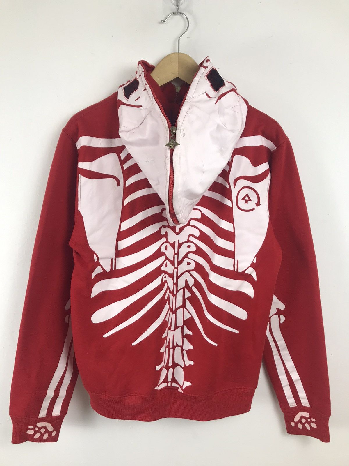 Japanese Brand × KMRii × Seditionaries Japanese Skeleton Full Zip Hoodie gothic seditionaries style Size US M / EU 48-50 / 2 - 2 Thumbnail