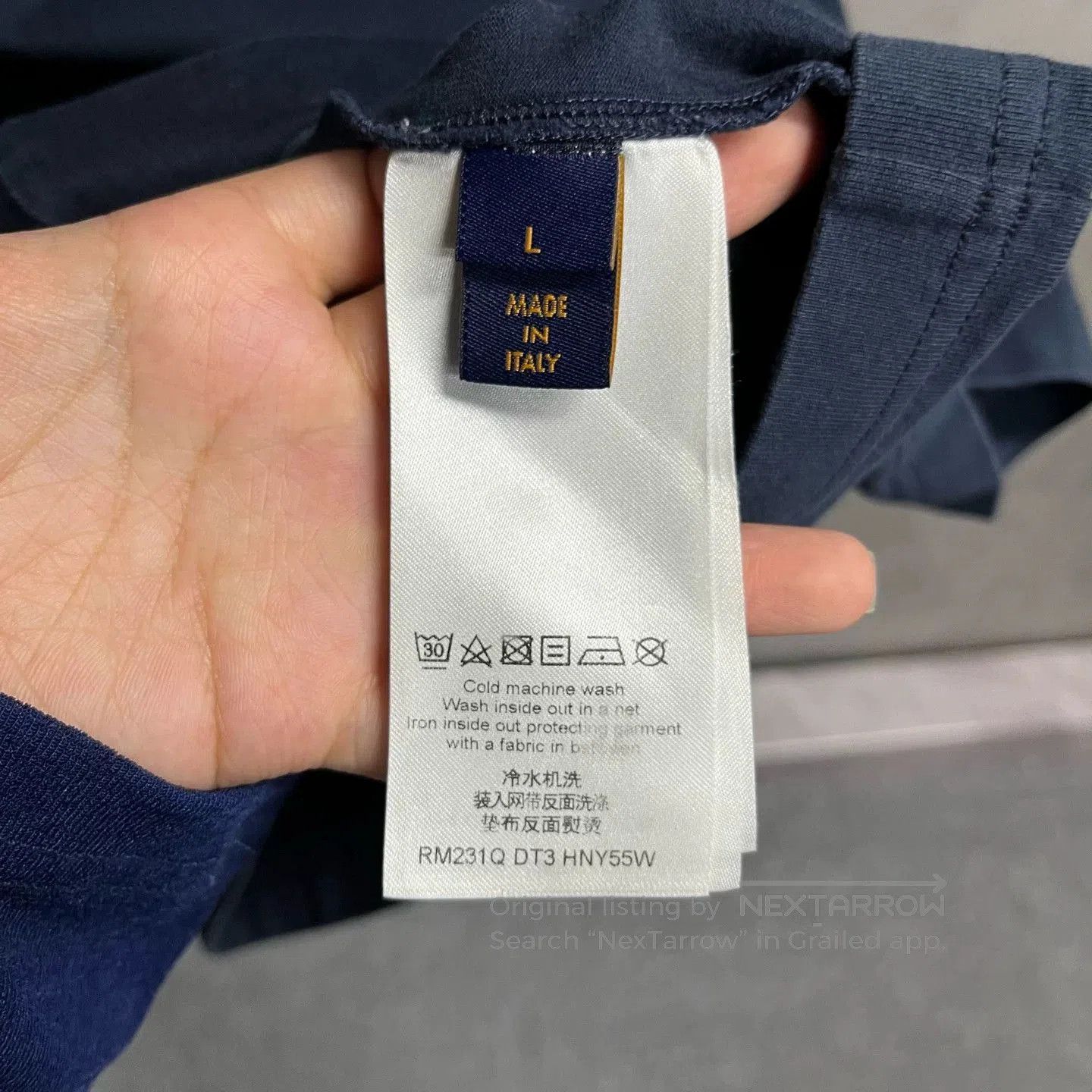 Louis Vuitton Louis Vuitton Blue Embroidered Logo T. Size US L / EU 52-54 / 3 - 5 Thumbnail