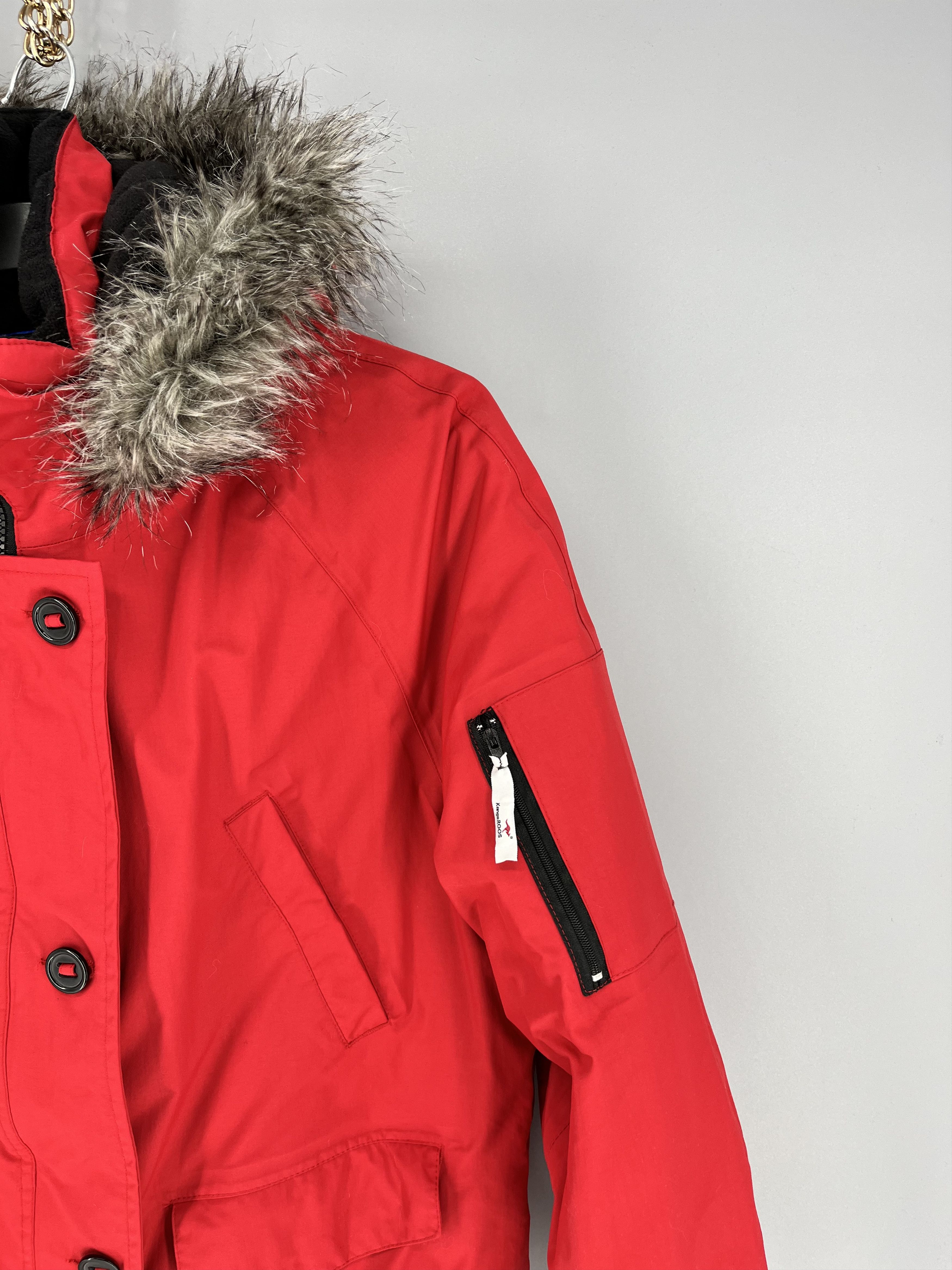 KangaROOS Vintage Kangaroos Mens Puffer Down Jacket With Fur Hoodie Size US M / EU 48-50 / 2 - 5 Thumbnail
