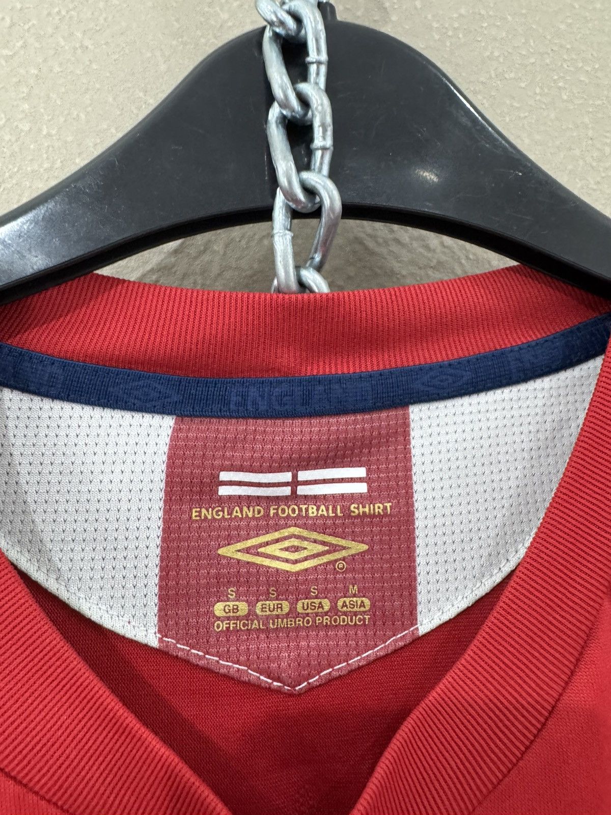 Umbro Lampard 2006 2008 England soccer jersey vintage umbro tee Size US S / EU 44-46 / 1 - 3 Thumbnail