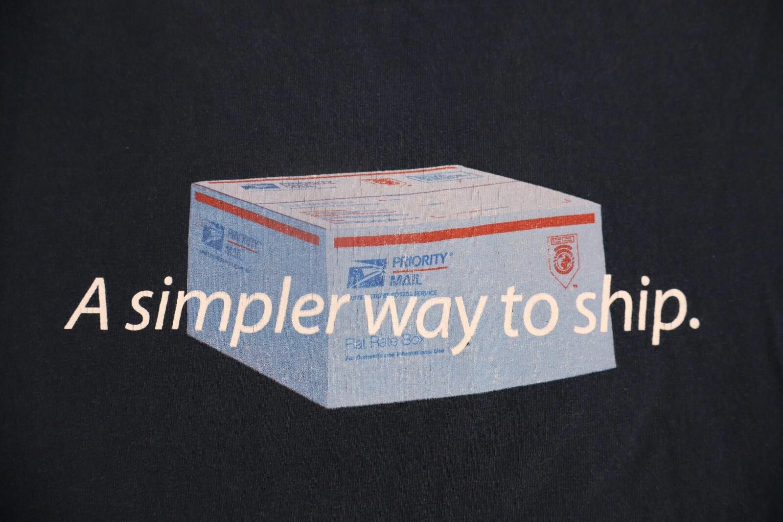 Marina Rinaldi US Post Office Blue Shirt Large Simpler Way To Ship Made USA Size US L / EU 52-54 / 3 - 1 Thumbnail