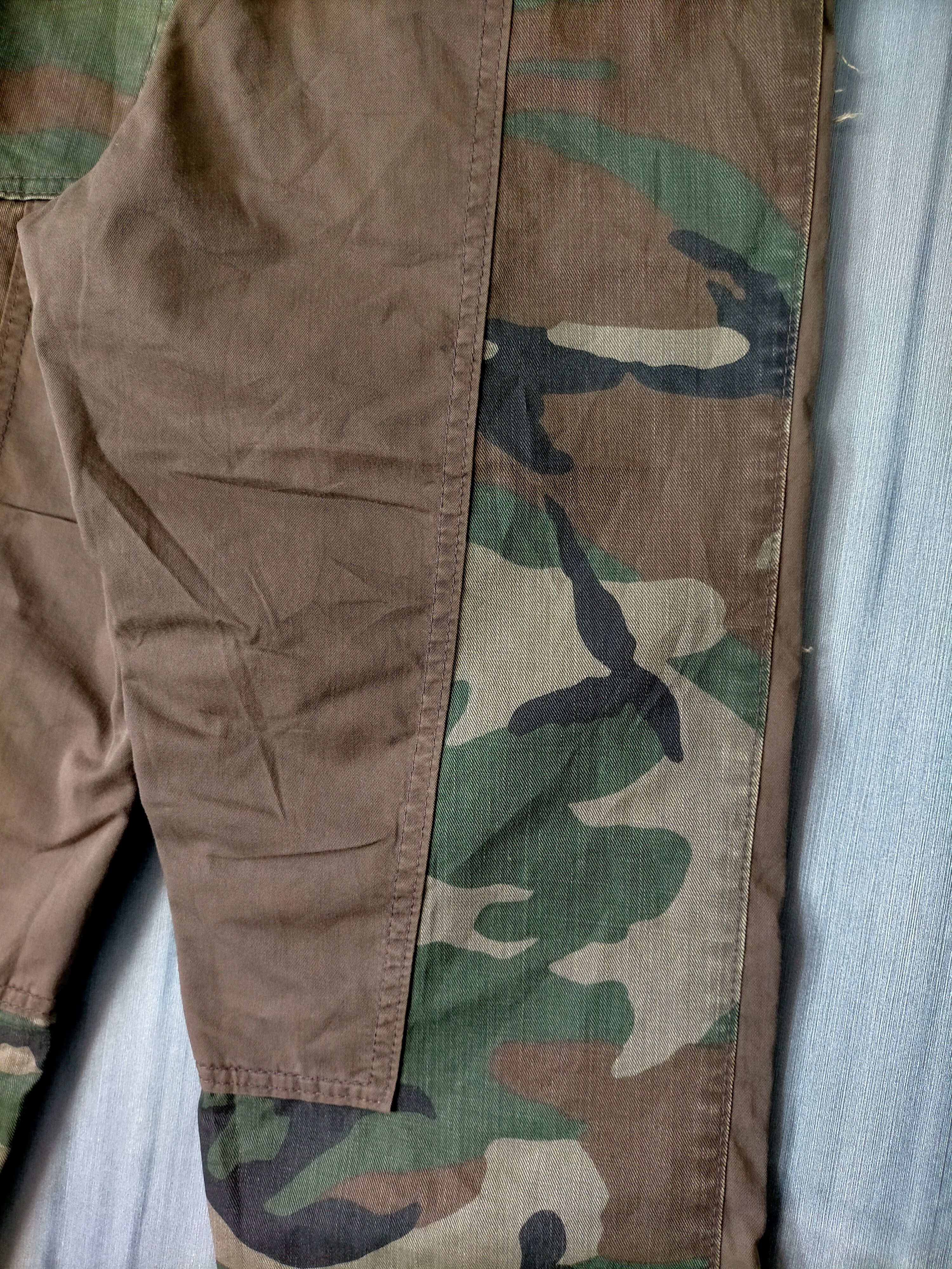 Final Home ⚡Rare Final Home Camo Patchwork Trouser Pants Size US 29 - 7 Thumbnail