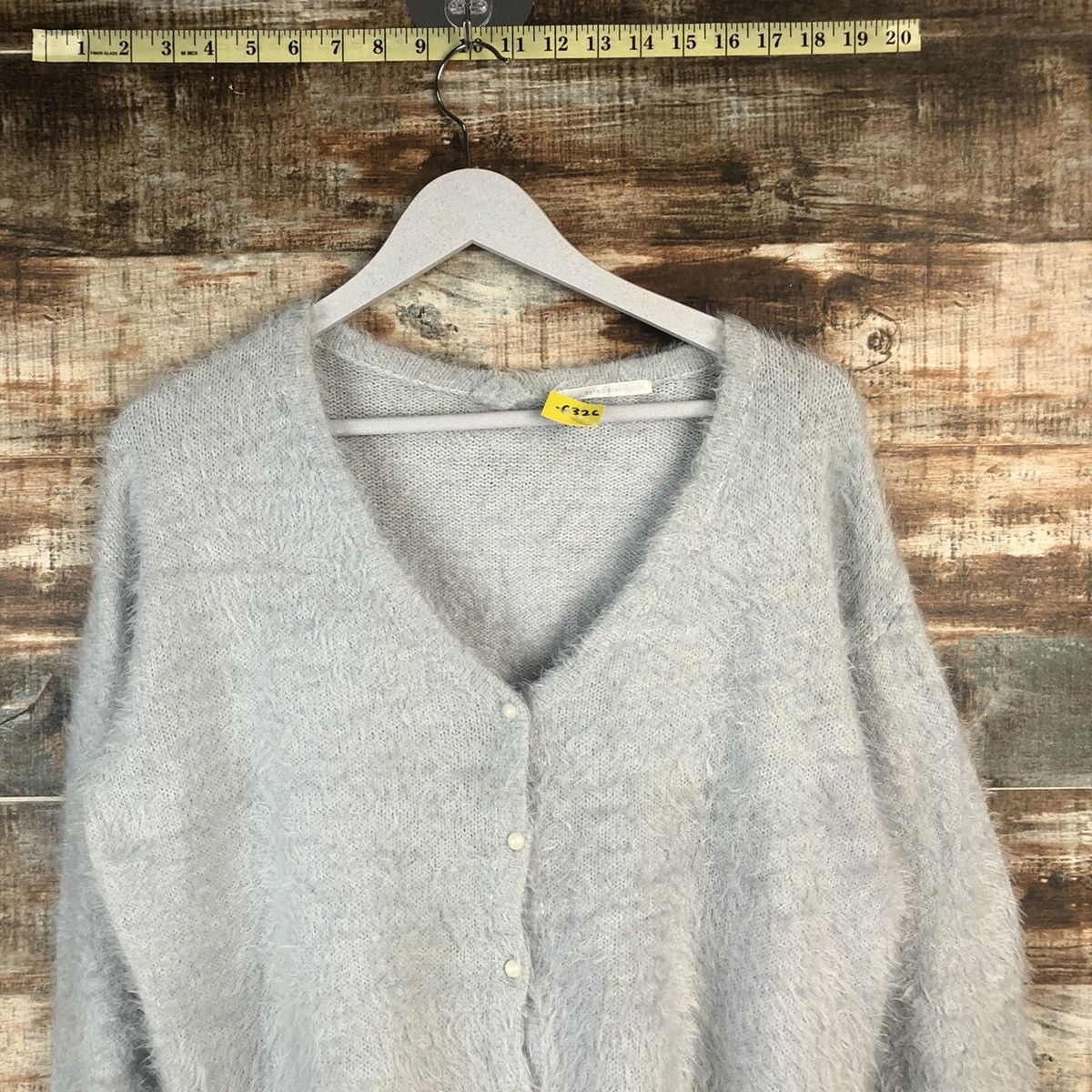 Japanese Brand DL Retro Girl Blue Cardigan Knitwear #C326 Size M / US 6-8 / IT 42-44 - 2 Thumbnail