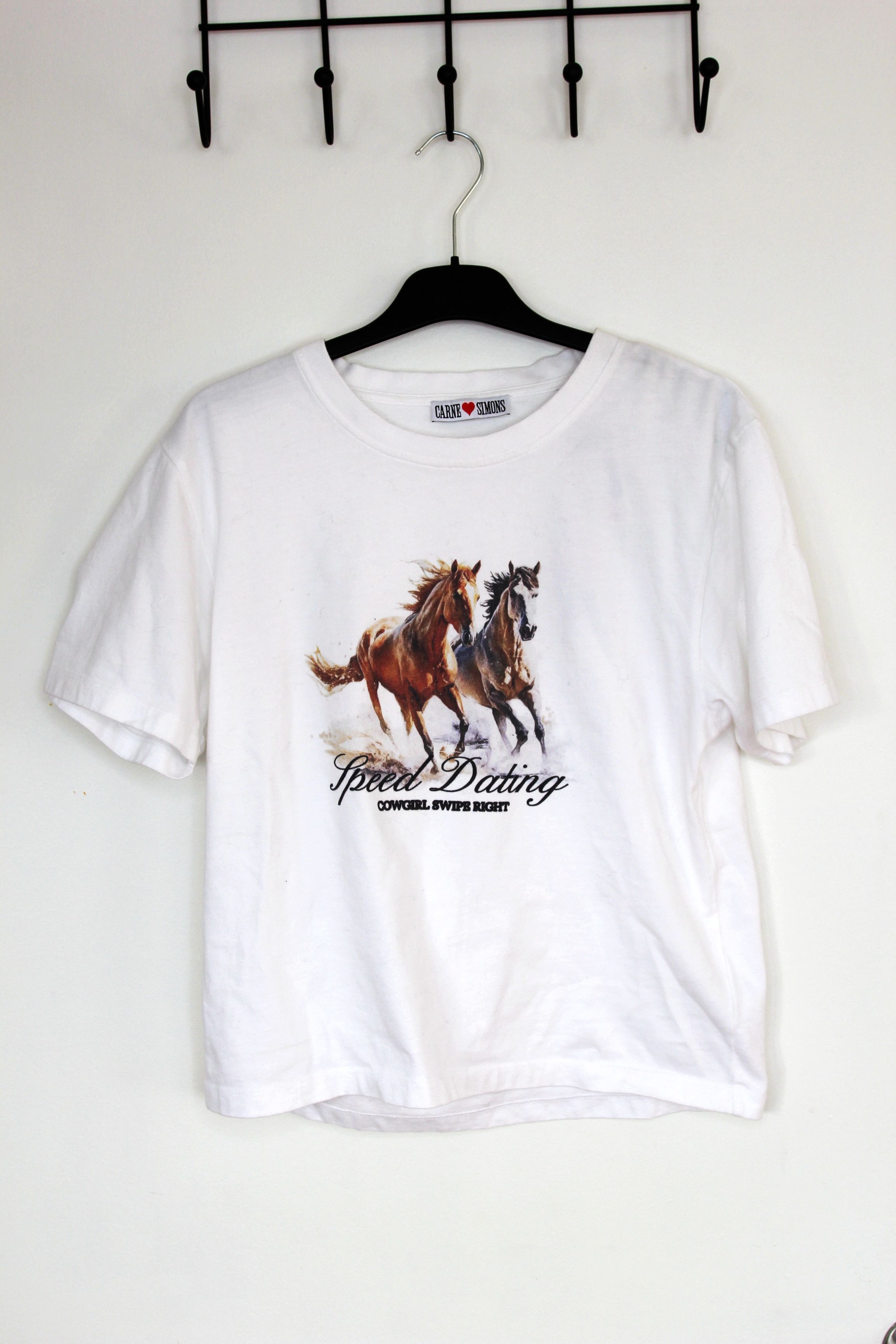 Carne Bollente BNWT AW25 CARNE BLOOENTE x SIMONS PRINT CROPPED TSHIRT XL Size US XL / EU 56 / 4 - 2 Thumbnail