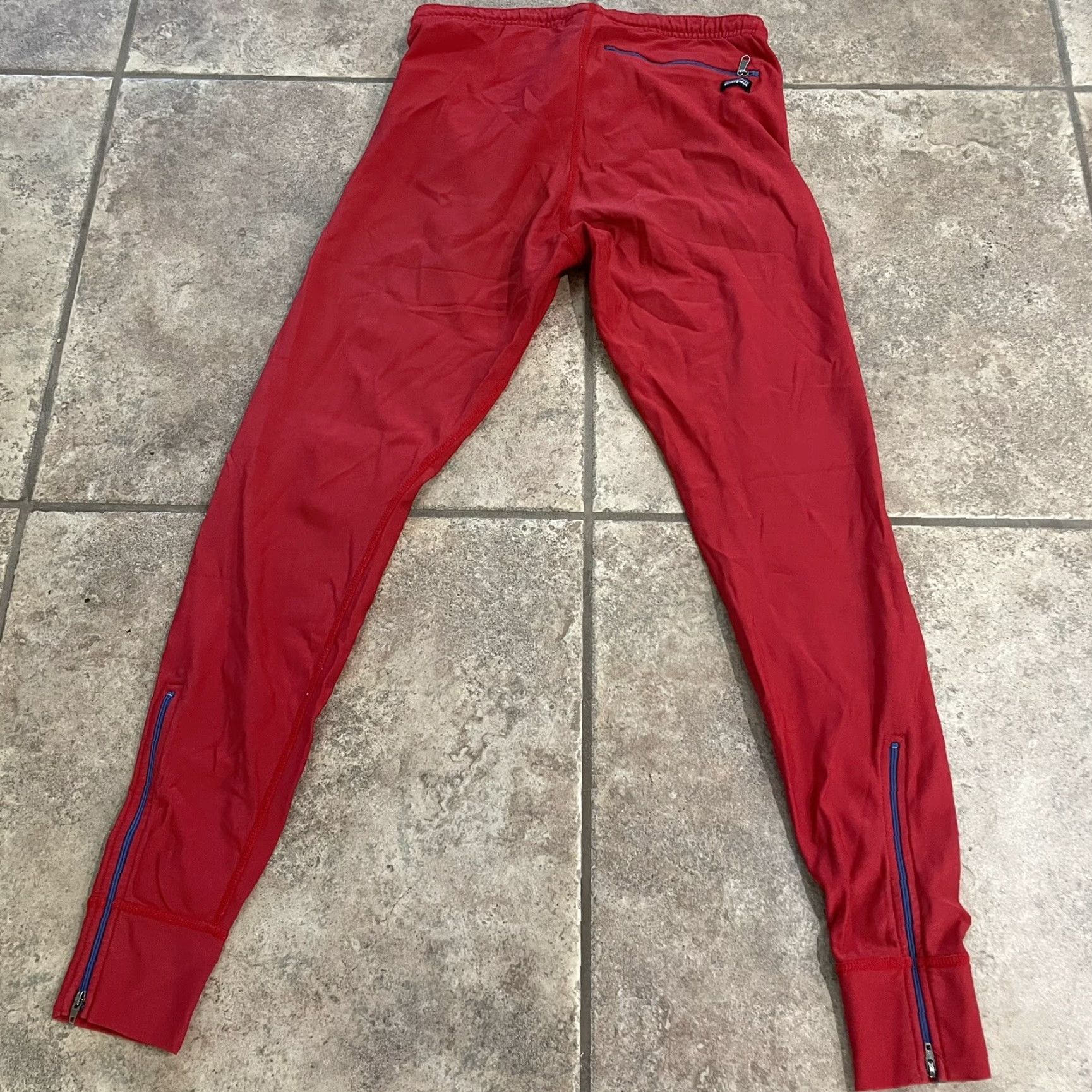 Patagonia VINTAGE Patagonia pants Womens M Red Nylon Athletic Compression USA Made in USA Size 32" / US 10 / IT 46 - 5 Thumbnail