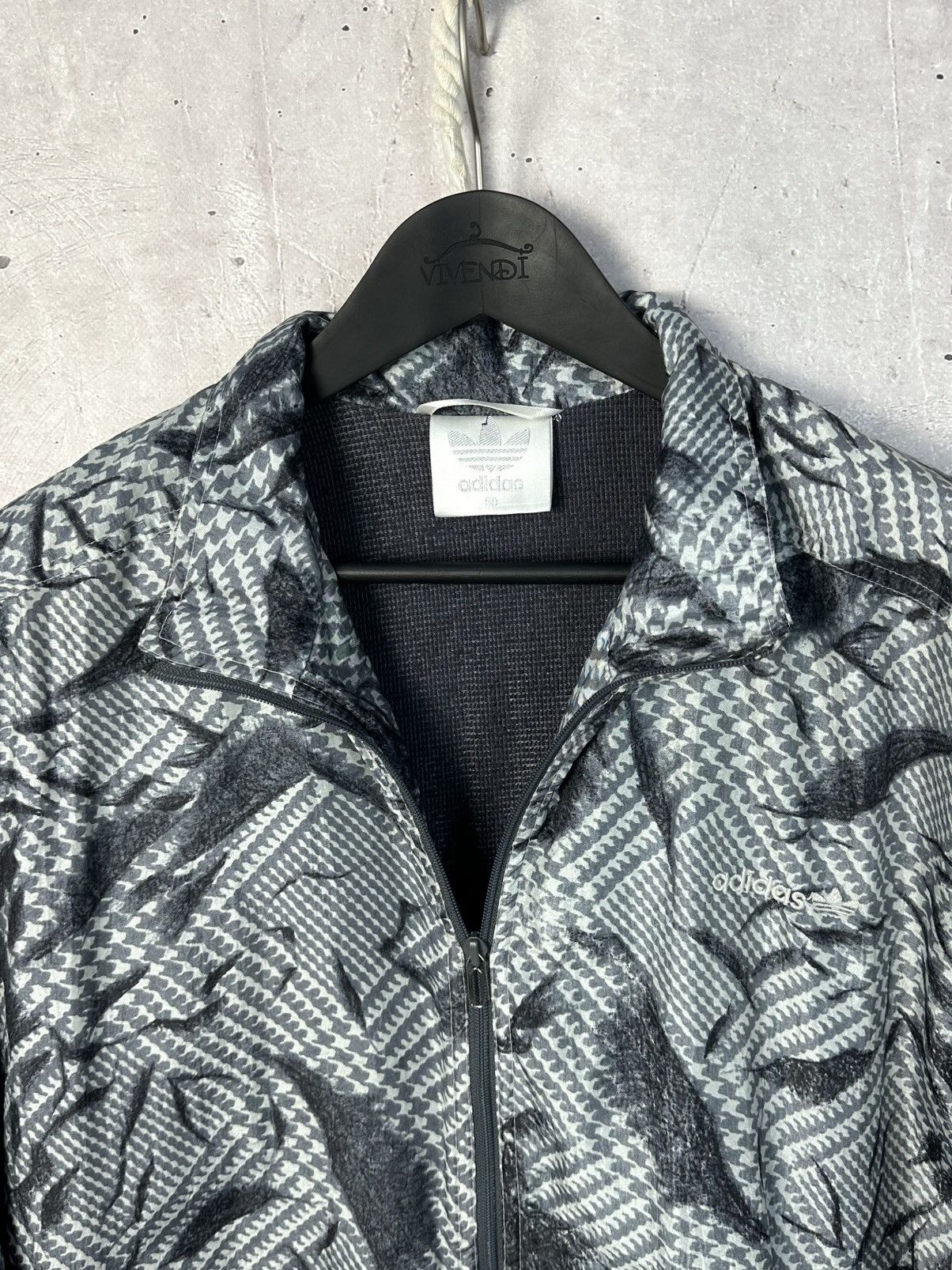 Adidas × Vintage Rare Adidas Vintage 90s Printed Oversized Insulated Jacket Size US L / EU 52-54 / 3 - 4 Thumbnail
