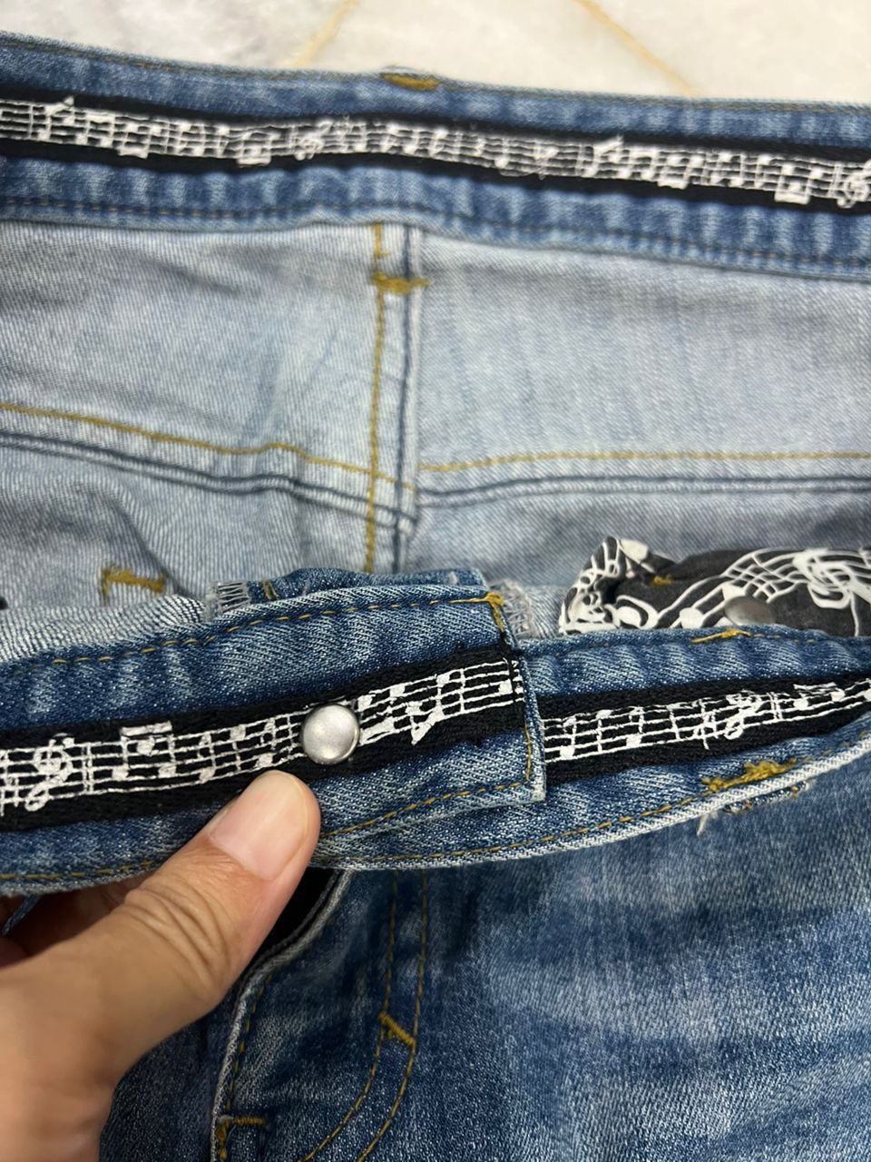 Number (N)ine Number (nine) Takahiro Miyashita denime jeans Size US 33 - 4 Thumbnail