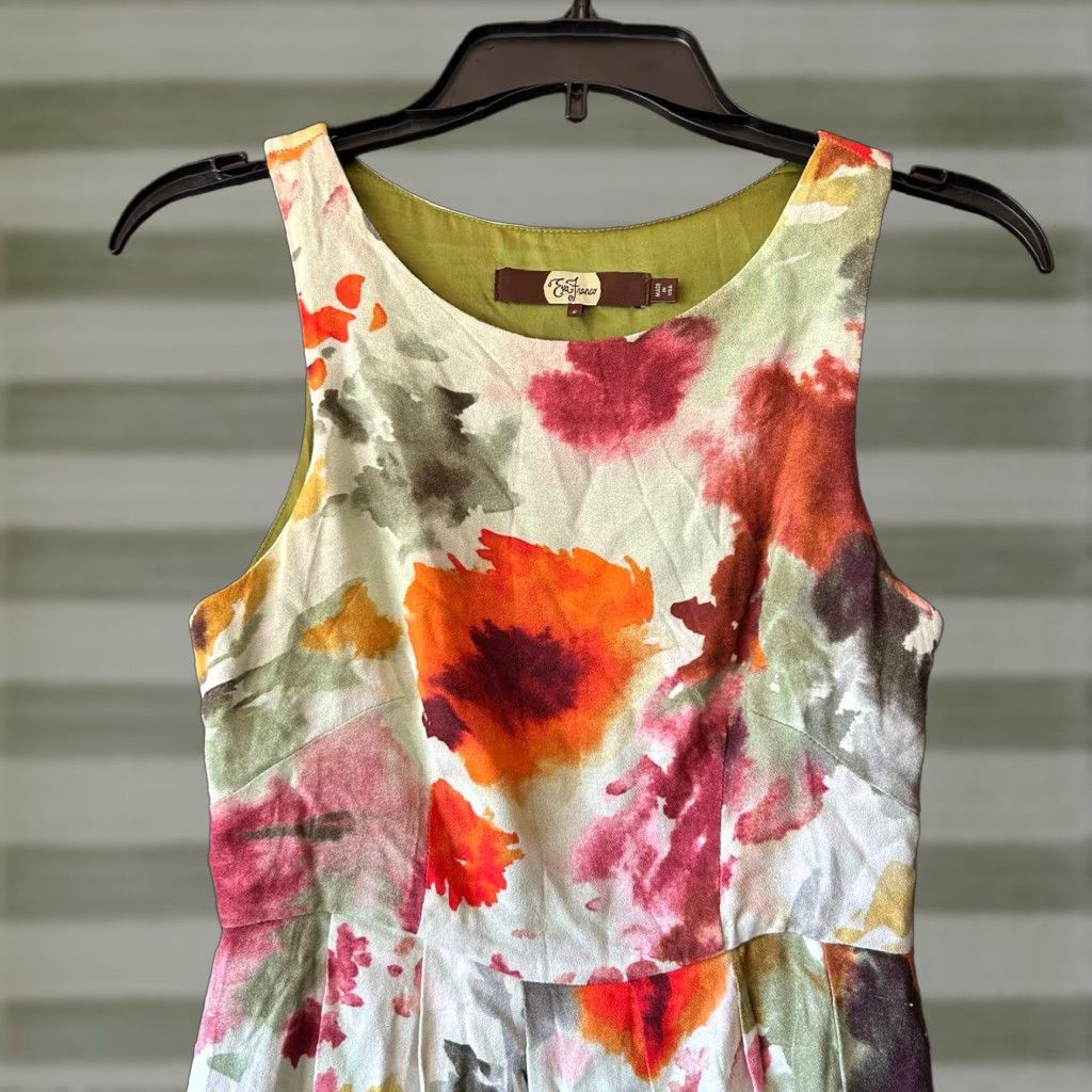 Anthropologie Eva Franco Anthropologie En Plein Air Floral Sleeveless ...