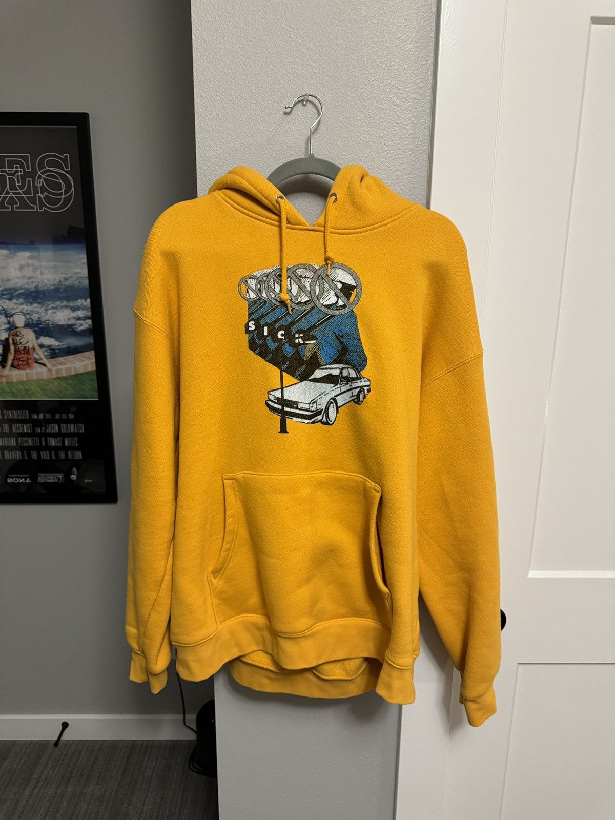 Earl Sweatshirt Earl Sweatshirt Gold Yellow Sick Hoodie Grailed