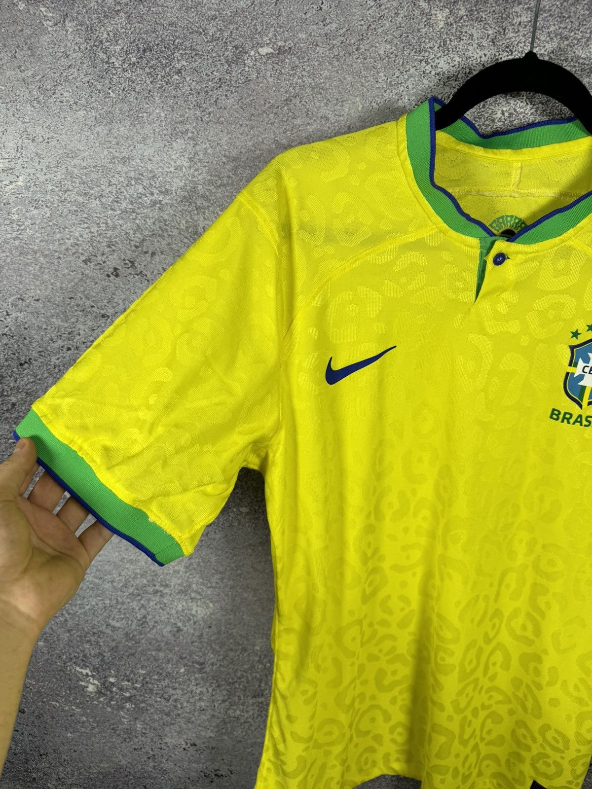 Nike × Vintage Vintage Brazil National Team 2022 Nike Soccer Jersey 2XL Size US XXL / EU 58 / 5 - 9 Thumbnail