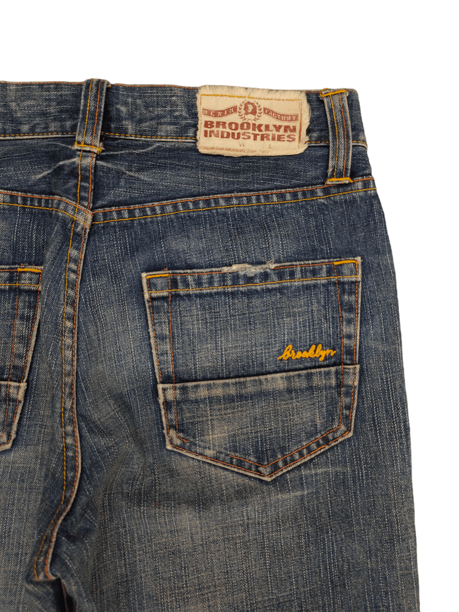 Comme des Garcons × Undercover Loose Jean Brooklyn Industries Distress Faded Denim Wide Leg Size US 32 / EU 48 - 13 Thumbnail