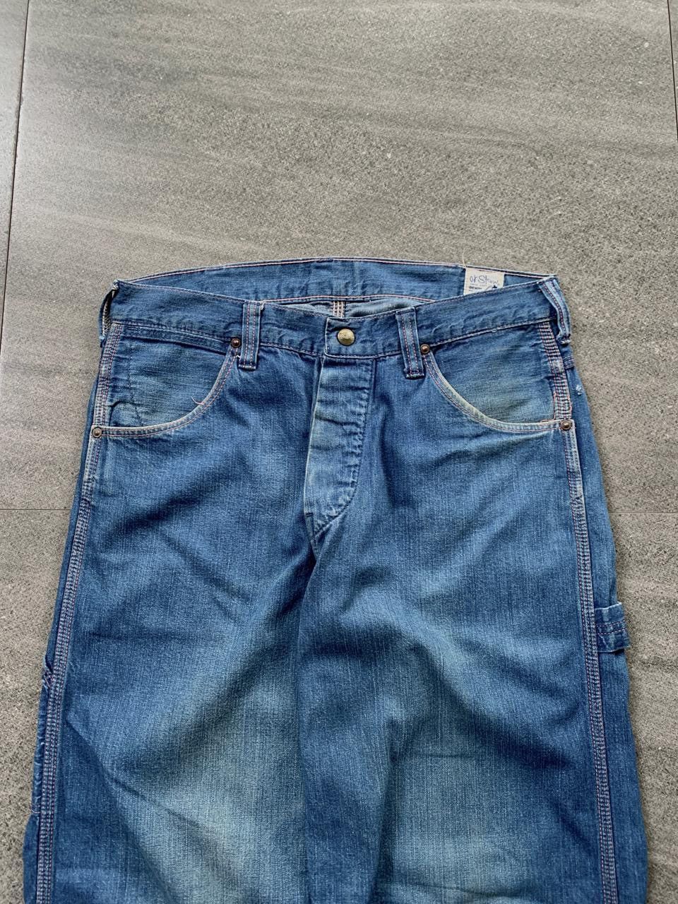 Orslow FREE TAX! Wideleg Carpenter Denim Jeans Size US 30 / EU 46 - 3 Thumbnail