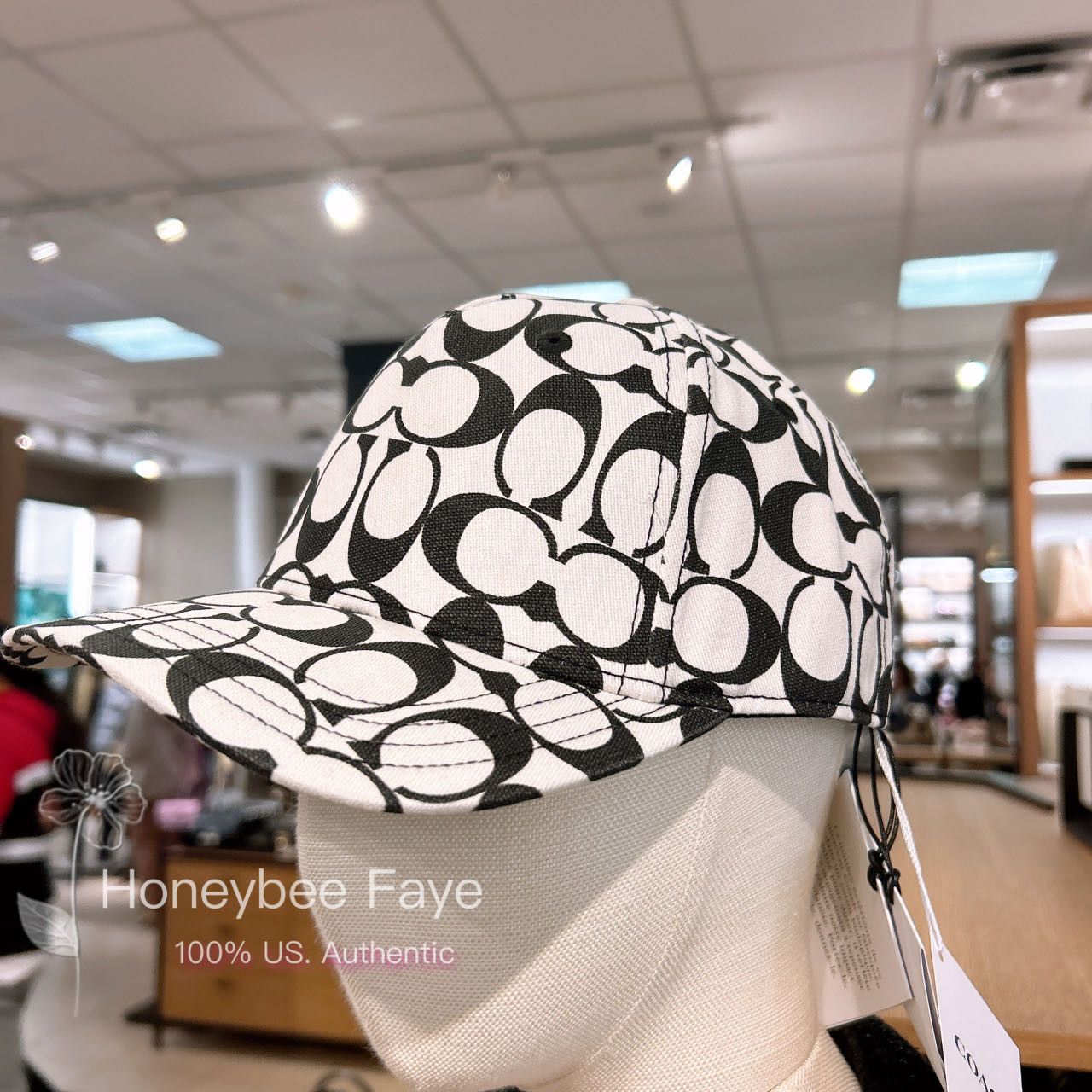 New Coach Retro Sliced Strawberry Print Baseball Hat XS/S Coach NWT COACH Retro Sliced Strawberry Baseball Hat Cap  main image 3