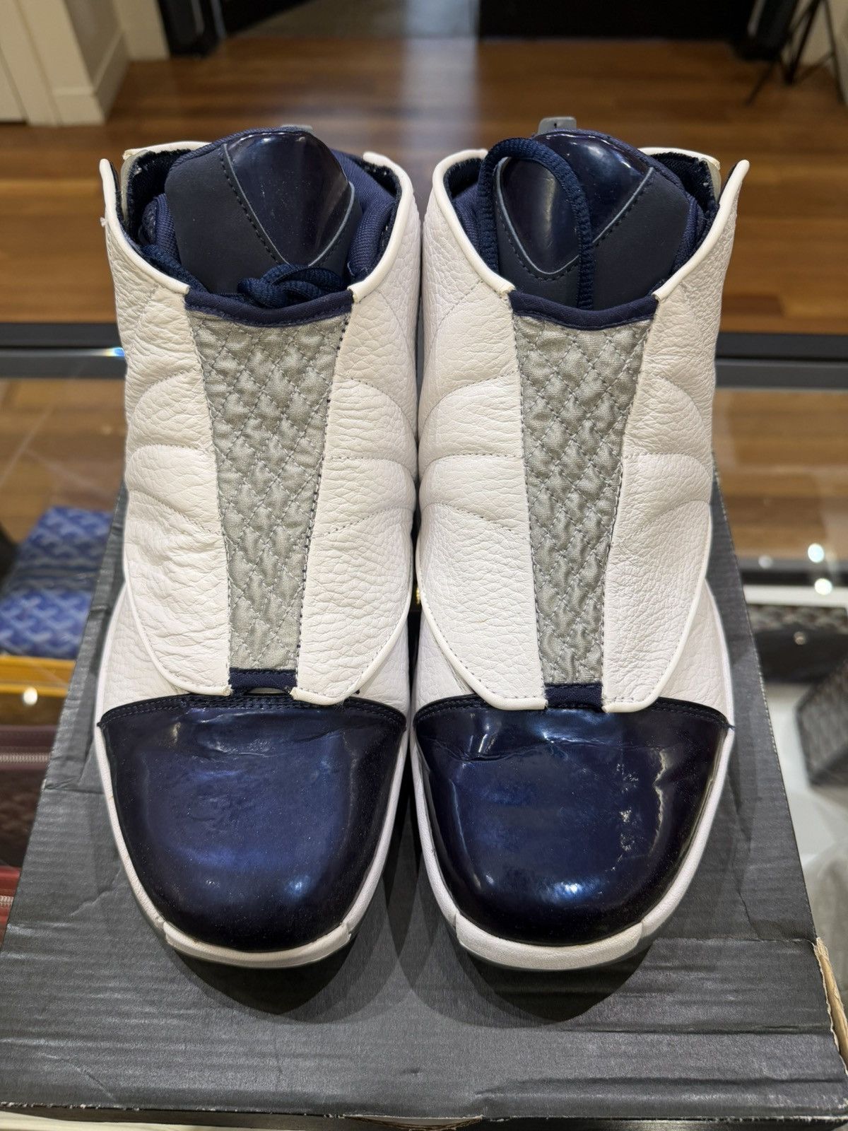 Jordan Brand Jordan 16 OG ‘White Midnight Navy’ Size US 10 / EU 43 - 4 Thumbnail