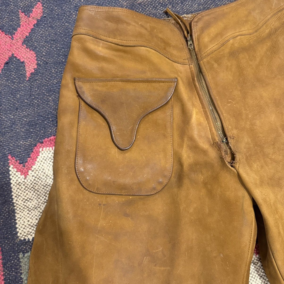 Ralph Lauren Sample Ralph Lauren 70s Leather Riding Pants Size US 28 / EU 44 - 5 Thumbnail