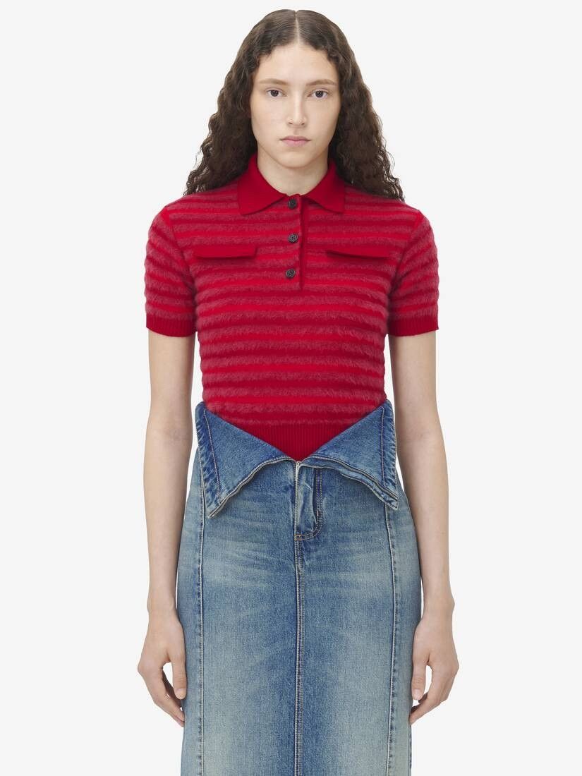 Alexander McQueen o1srvl11e0226 Fold Over Waist Denim Skirt In Blue Size 28" / US 6 / IT 42 - 5 Thumbnail